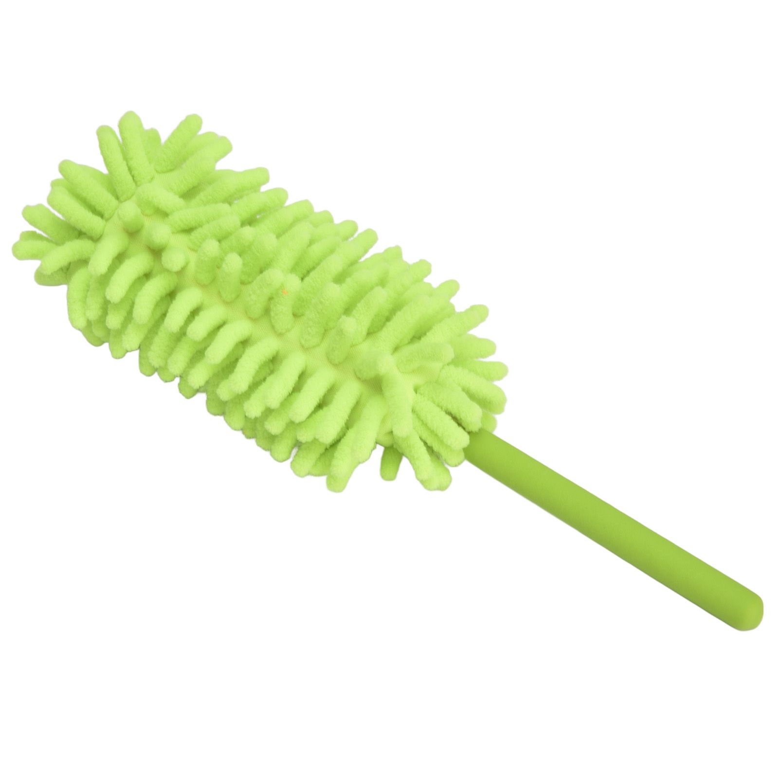 Telescopic Duster Handheld Dust Remover Stainless Steel for Floor Desk Cabinet Cupboard Cleaning Green - Image 6