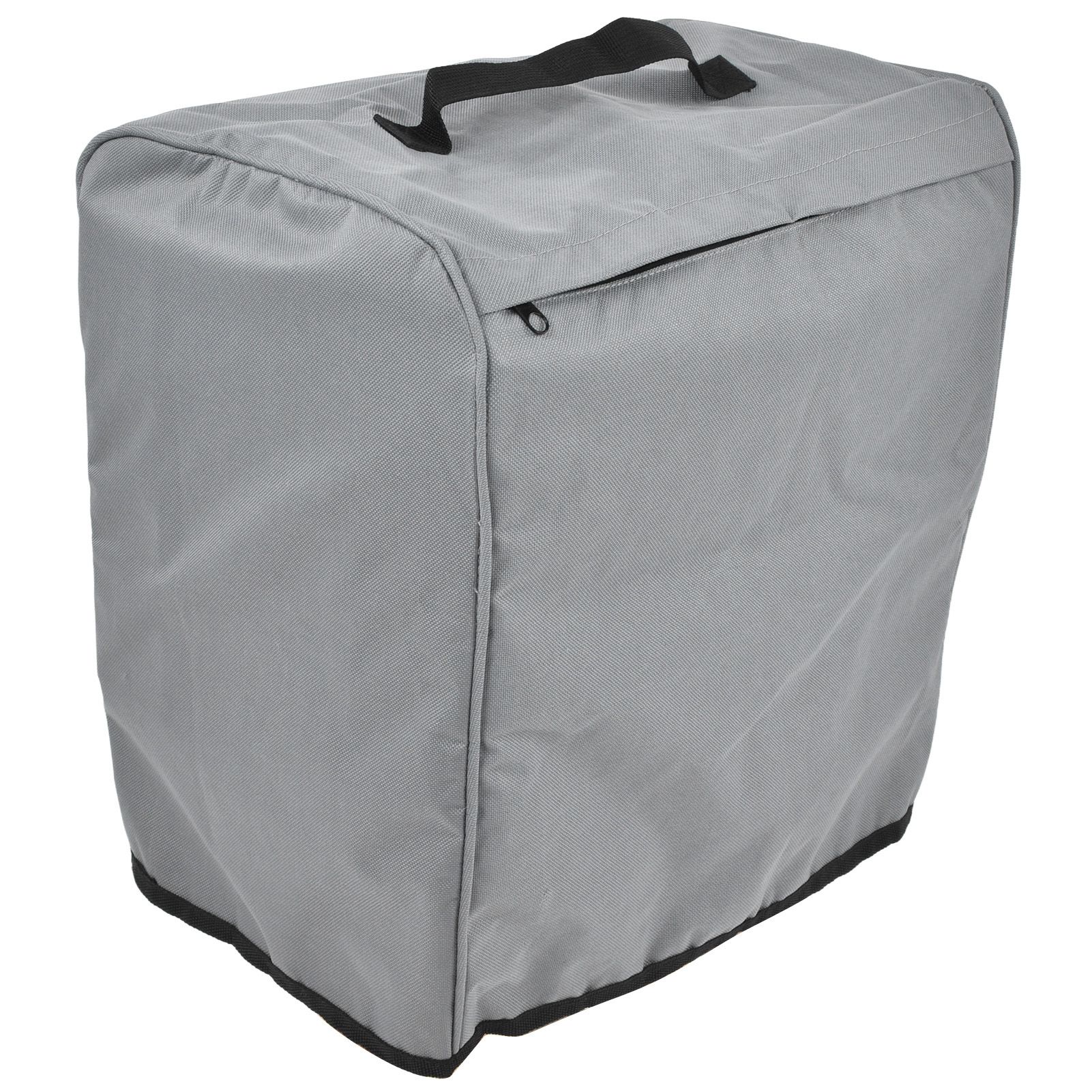 Grill Cover 600D Oxford Fabric Dustproof Barbecue Grill Protector with Zipped Pockets Gray - Image 6
