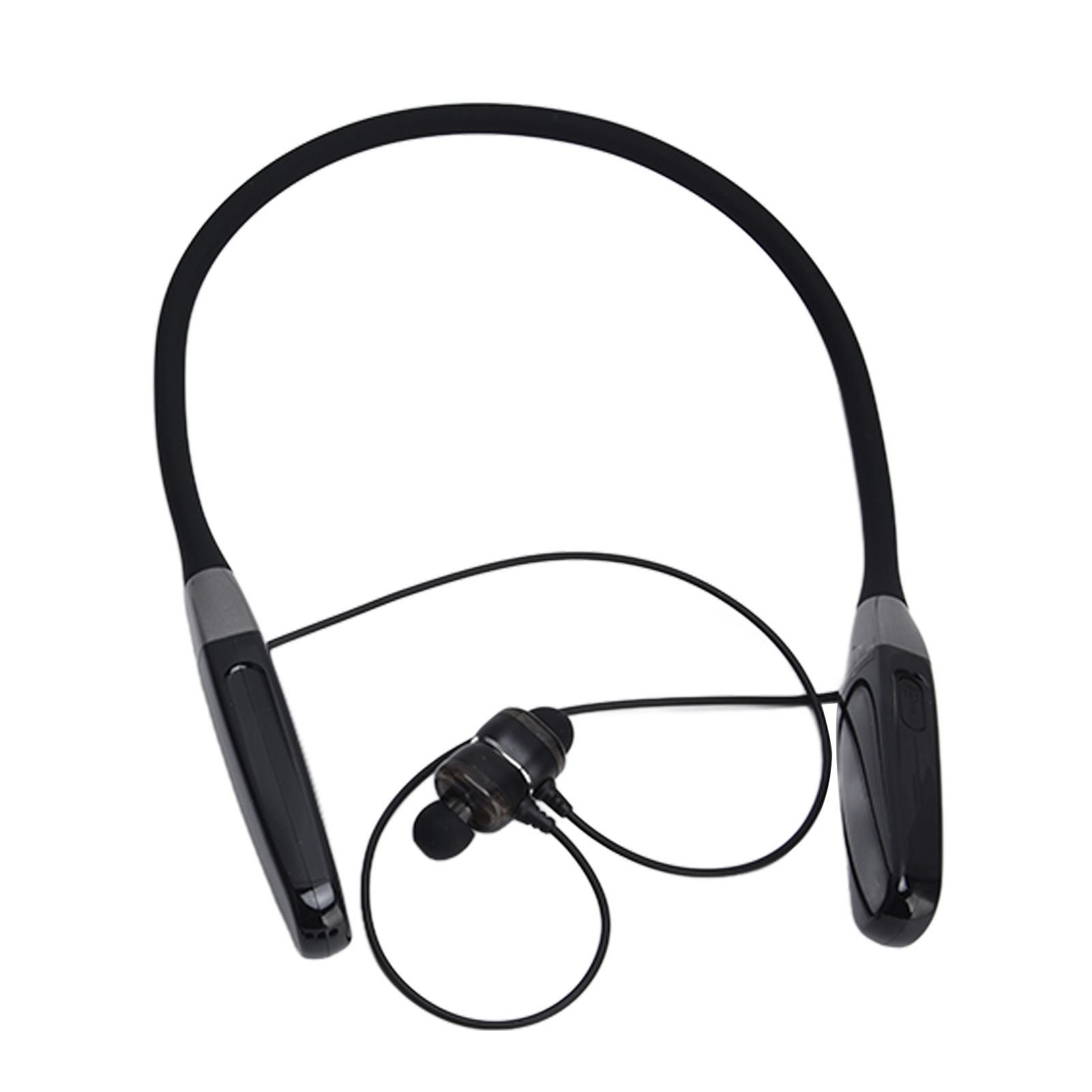 Wireless Hang Neck Type Earphone with 32G Memory LED Display Stereo Hanging Neck Headset - Image 4