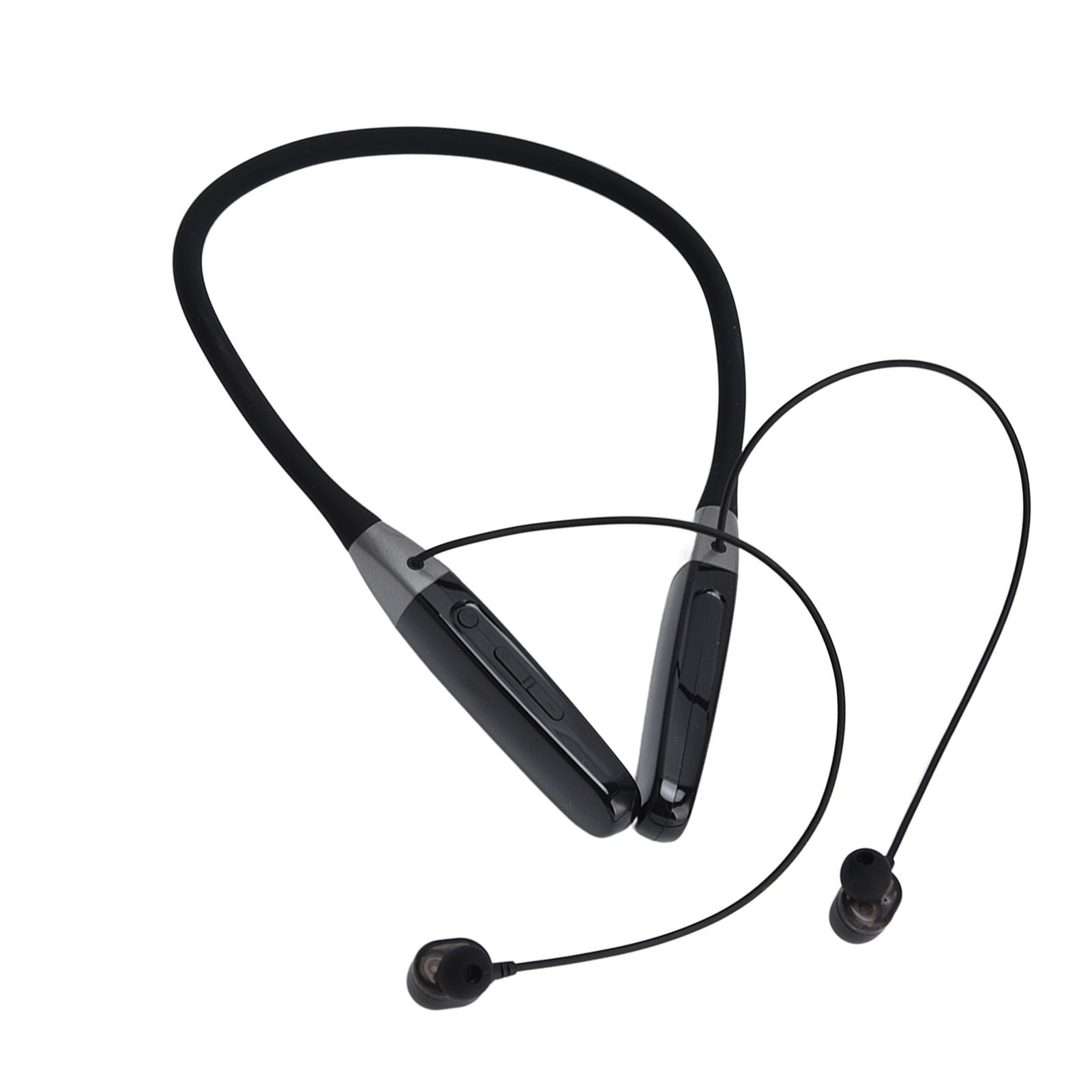 Wireless Hang Neck Type Earphone with 32G Memory LED Display Stereo Hanging Neck Headset - Image 5