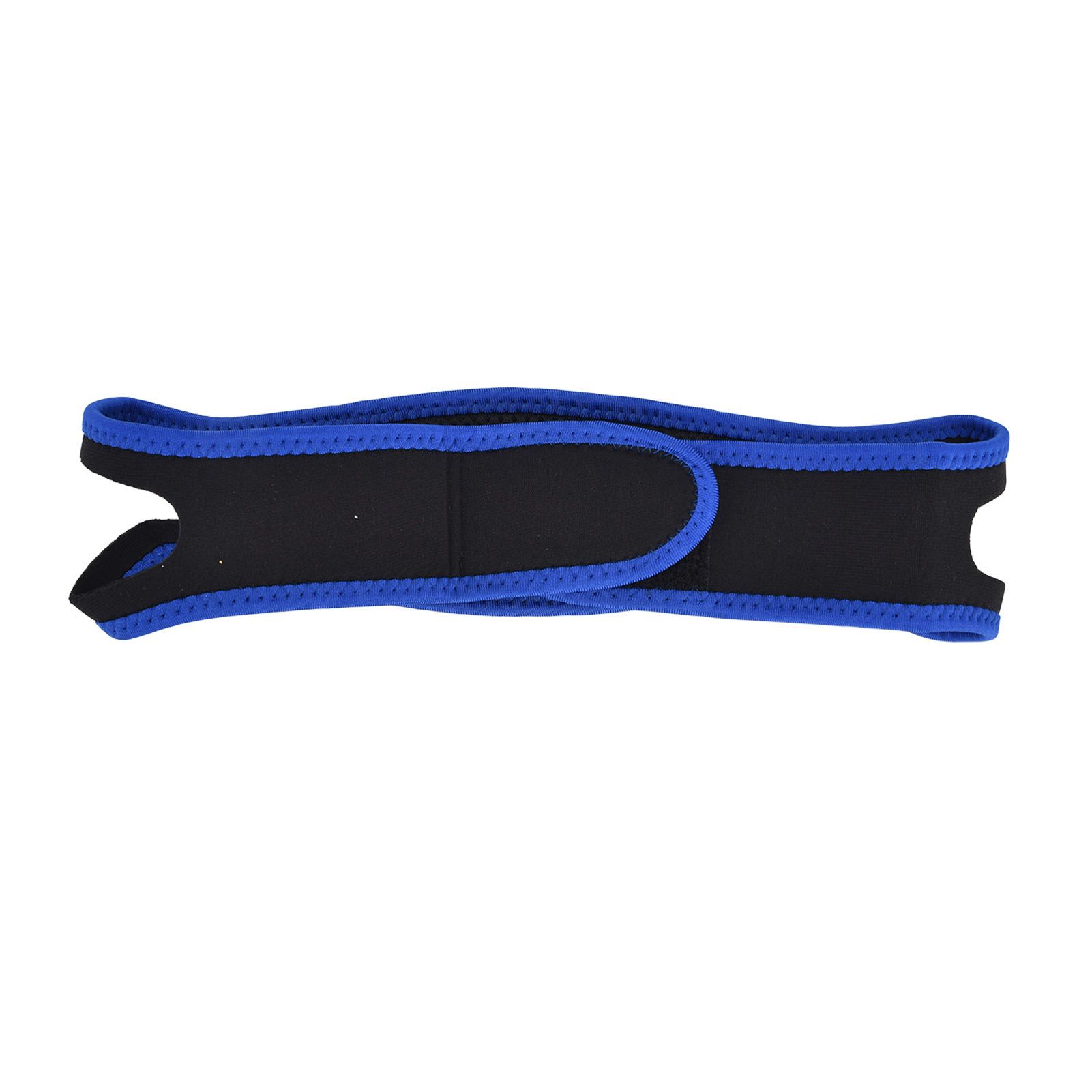 Snoring Stop Belt Adjustable Chin Strap Breathable Nylon Snoring Head Band for Men WomenBlue Black - Image 4