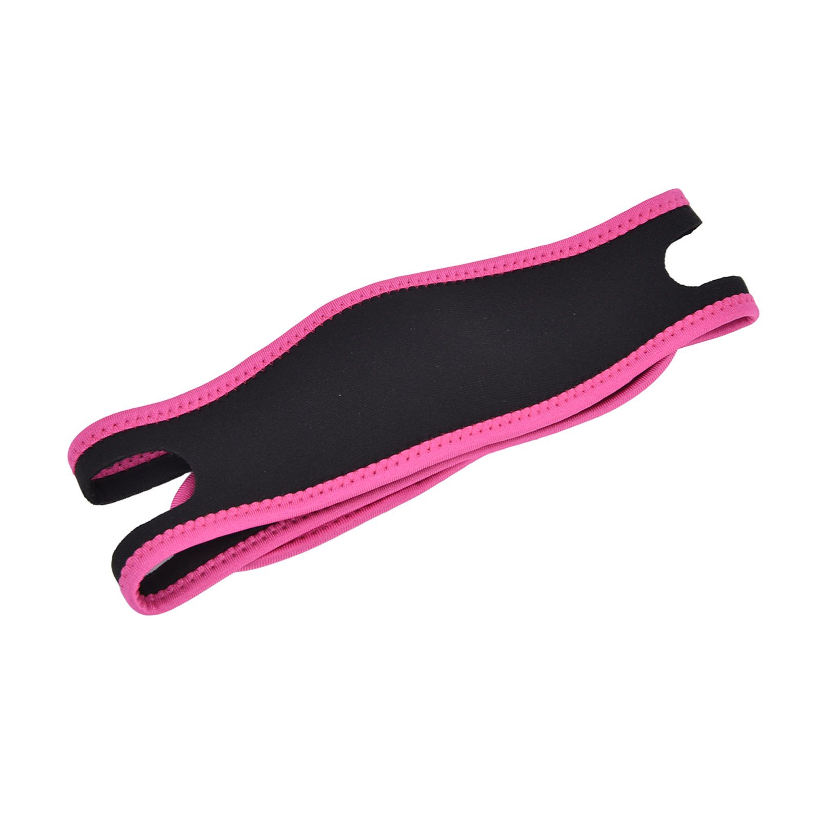 Snoring Stop Belt Adjustable Chin Strap Breathable Nylon Snoring Head Band for Men WomenRed Black - Image 4