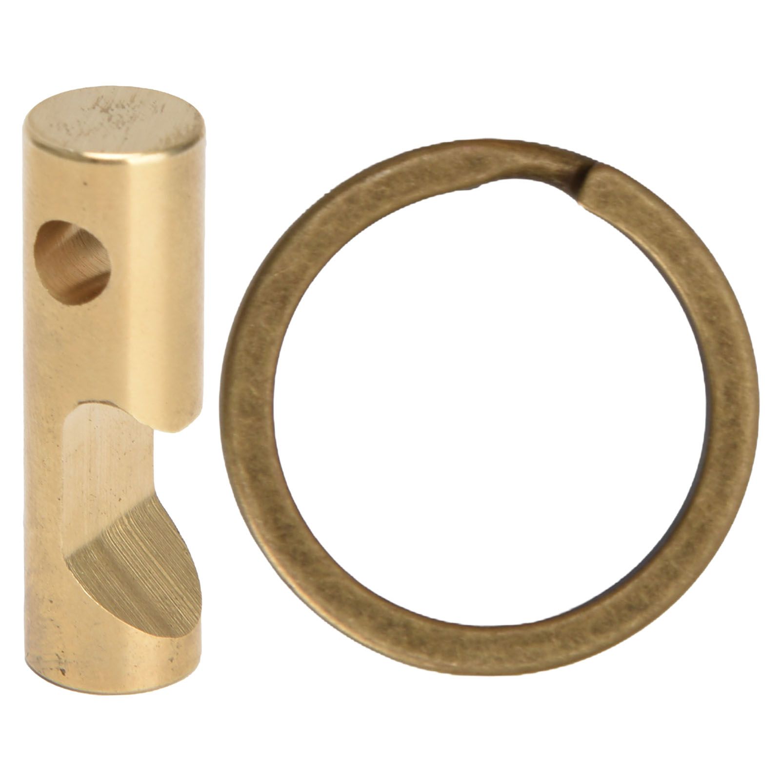 2 in 1 Metal Bottle Opener with Key Ring Beer Bar Tool Key Chain Keys Holder Portable Bottle Can Opener - Image 1