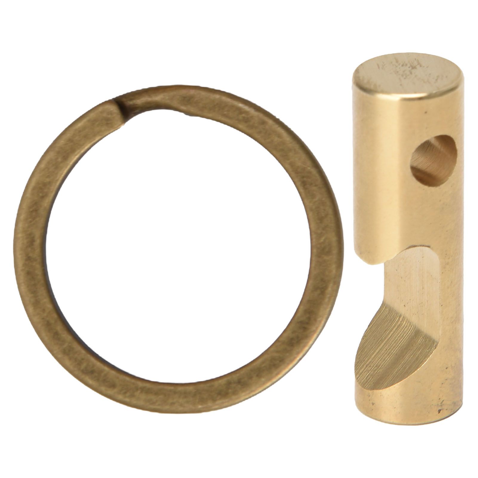 2 in 1 Metal Bottle Opener with Key Ring Beer Bar Tool Key Chain Keys Holder Portable Bottle Can Opener - Image 2
