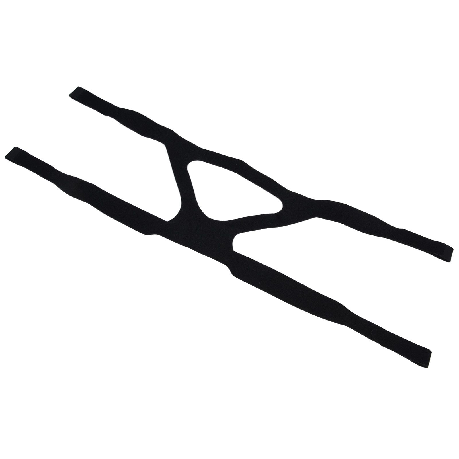 Universal Anti Snore Headgear Strap Nylon Elastic Anti Snoring Head Band for RespiratorBlack - Image 2