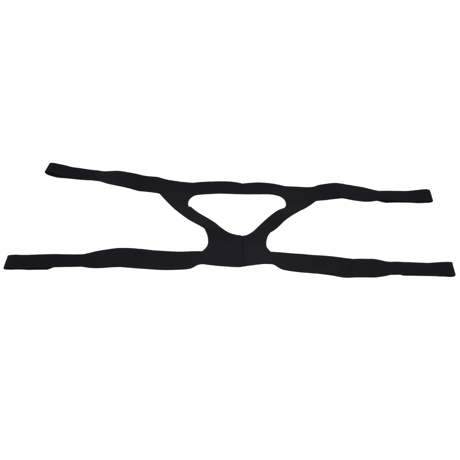 Universal Anti Snore Headgear Strap Nylon Elastic Anti Snoring Head Band for RespiratorBlack - Image 5