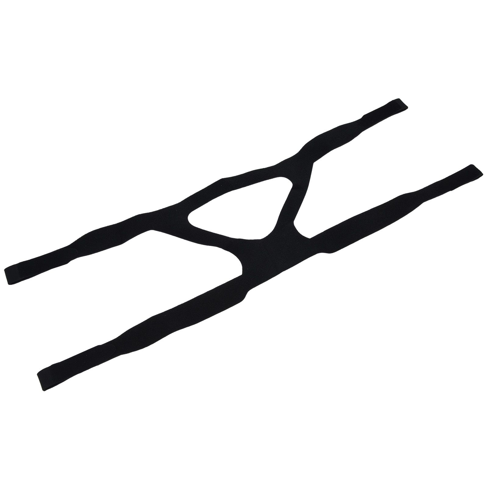 Universal Anti Snore Headgear Strap Nylon Elastic Anti Snoring Head Band for RespiratorBlack - Image 6