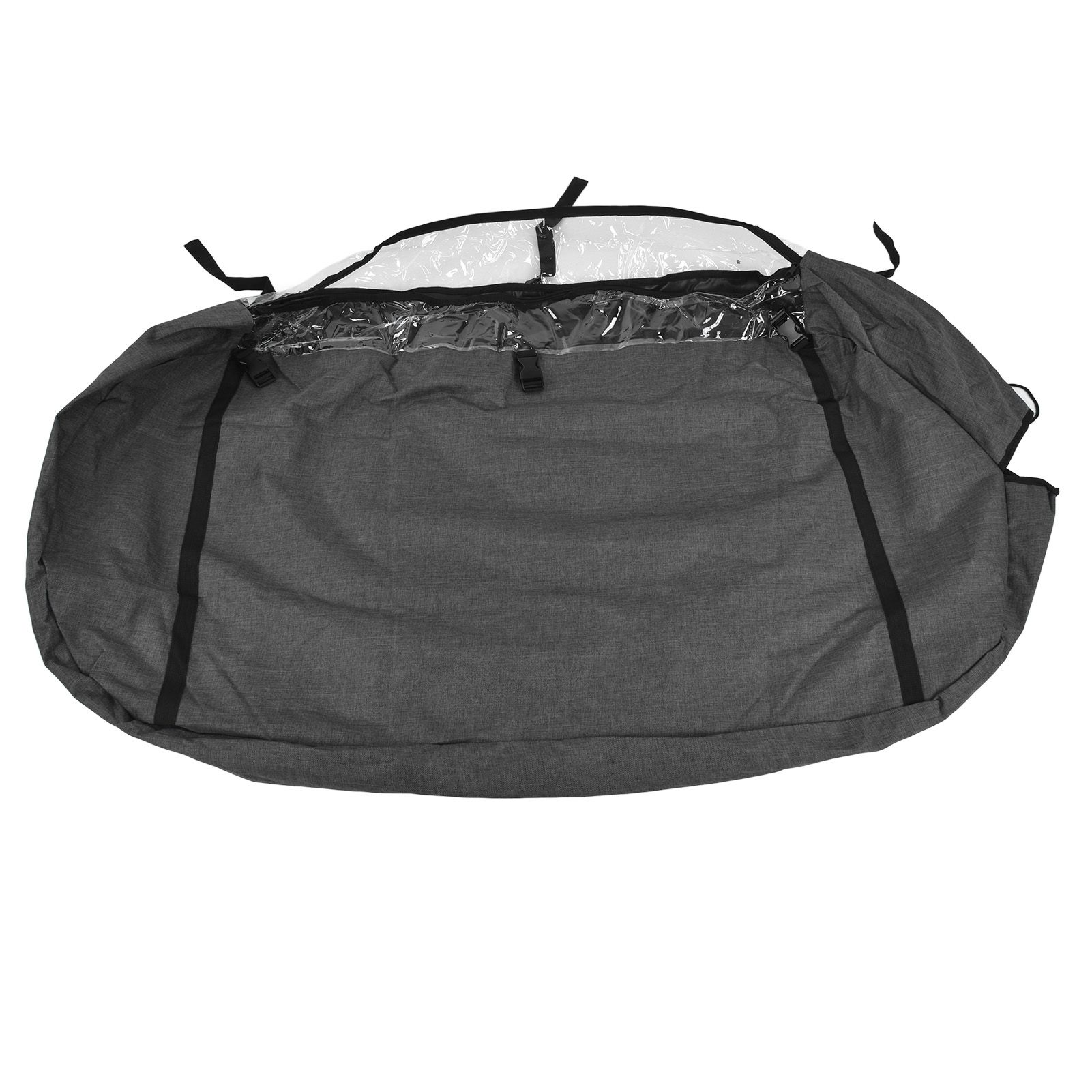 Hanging Garment Bag Dust Proof 600D Oxford Cloth Clear Zipper Clothes Storage Cover for Closet Travel - Image 1