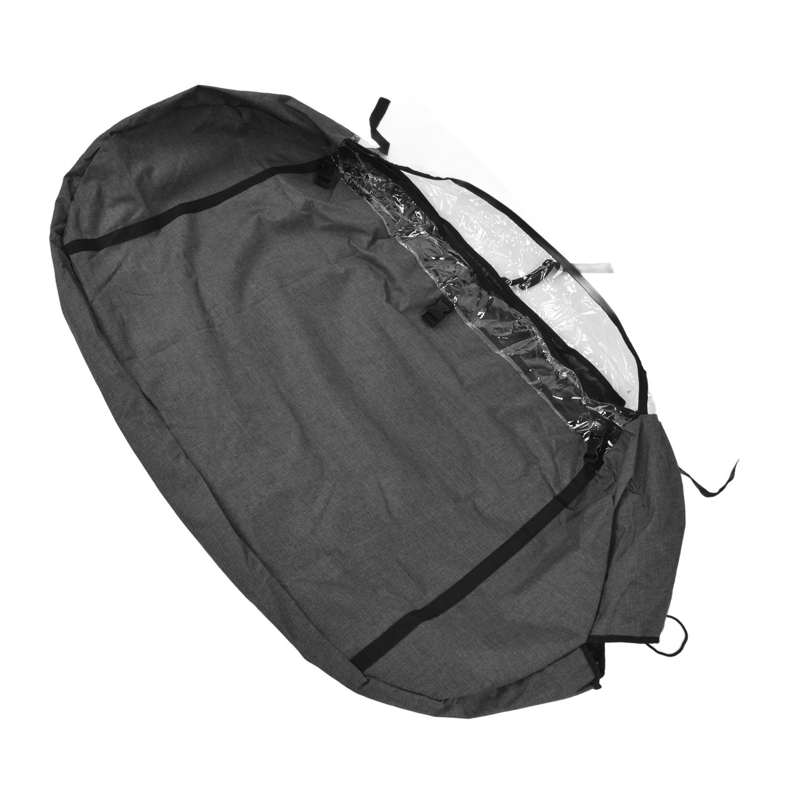 Hanging Garment Bag Dust Proof 600D Oxford Cloth Clear Zipper Clothes Storage Cover for Closet Travel - Image 7