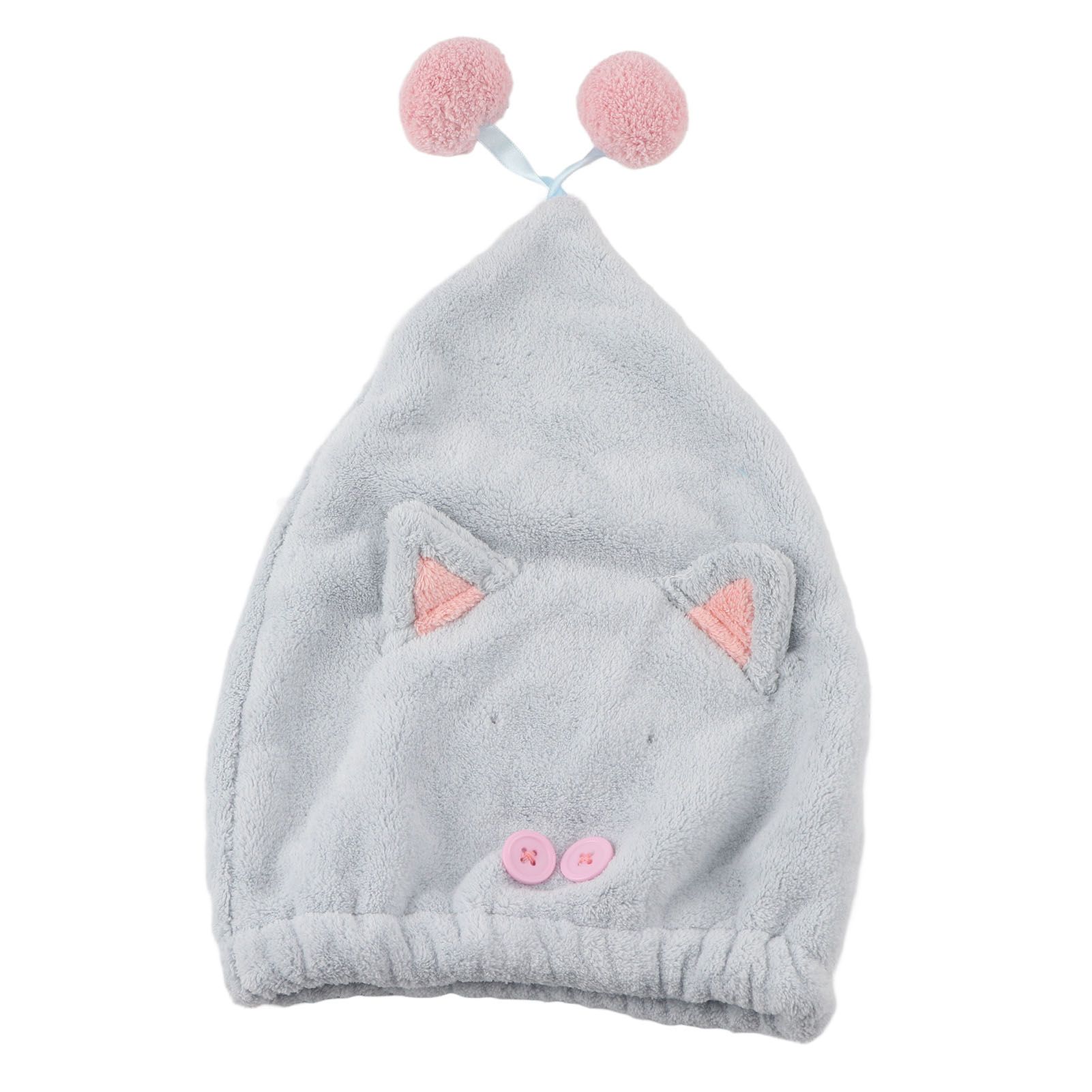 Hair Towel Wrap Fine Texture Soft Handle Dry Naturally Coral Fleece Hair Drying Towel - Image 1