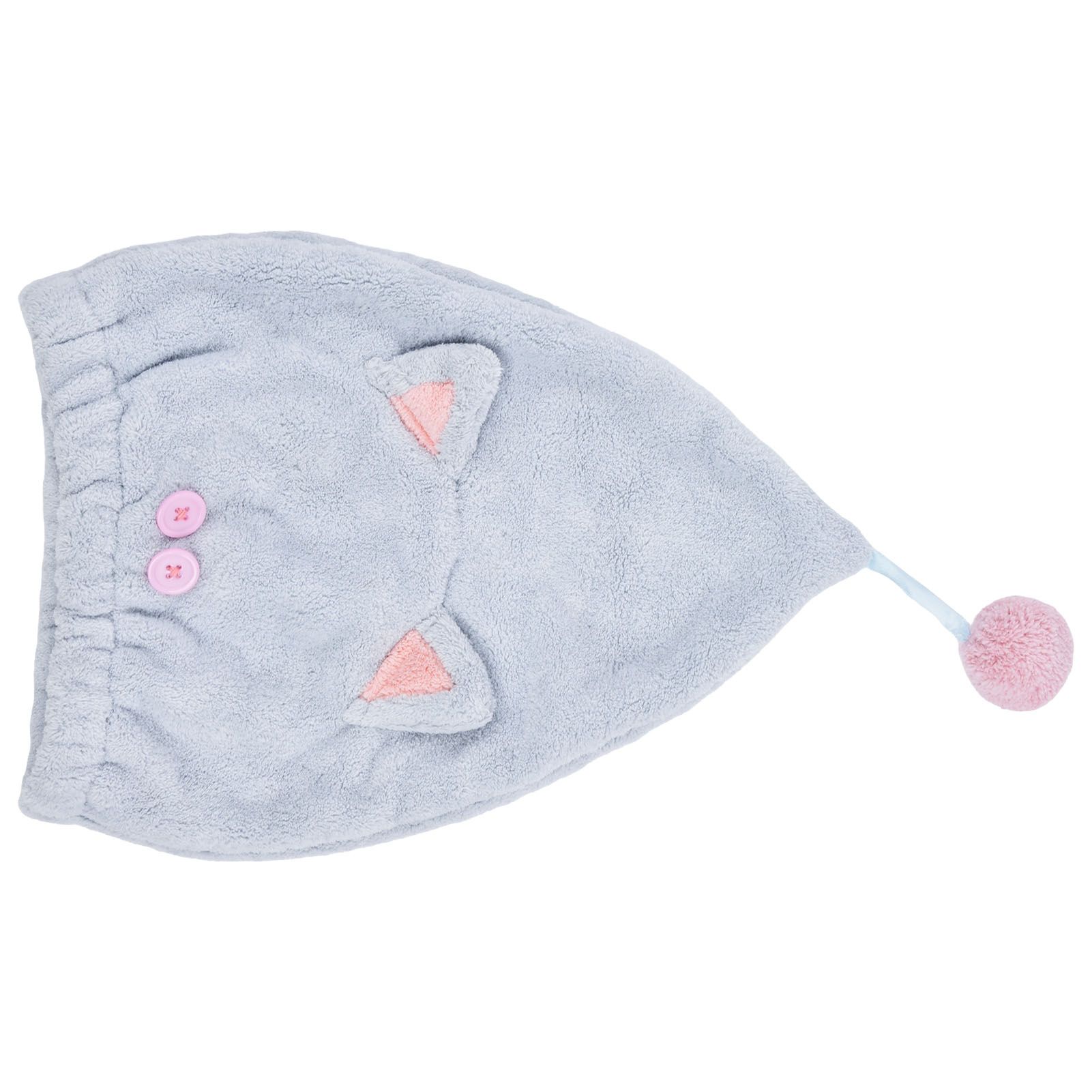 Hair Towel Wrap Fine Texture Soft Handle Dry Naturally Coral Fleece Hair Drying Towel - Image 2