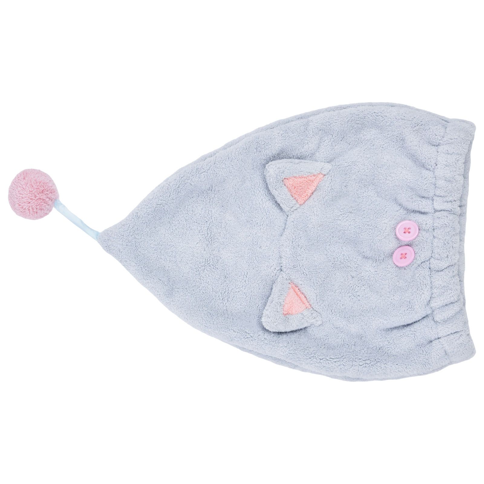 Hair Towel Wrap Fine Texture Soft Handle Dry Naturally Coral Fleece Hair Drying Towel - Image 3