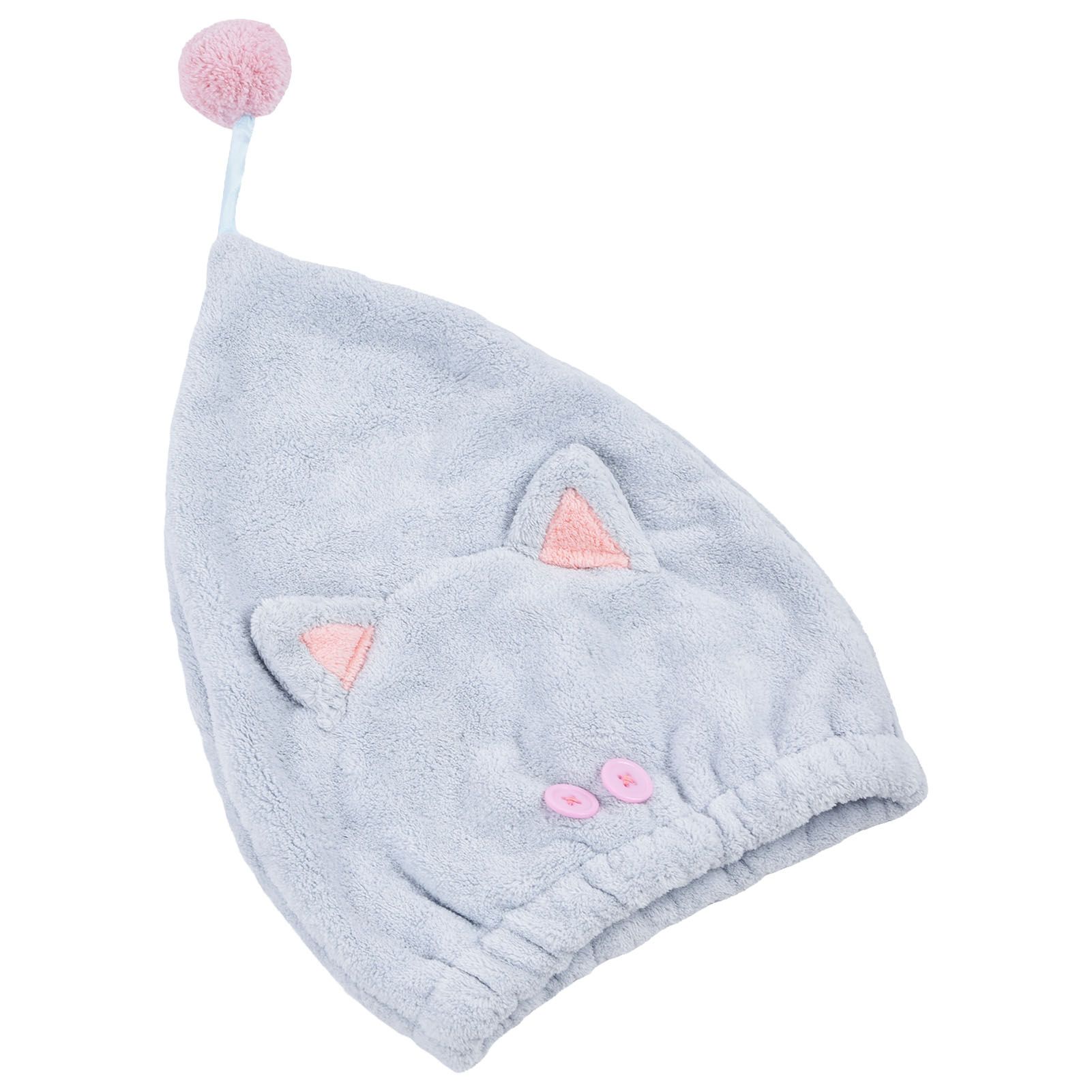 Hair Towel Wrap Fine Texture Soft Handle Dry Naturally Coral Fleece Hair Drying Towel - Image 4