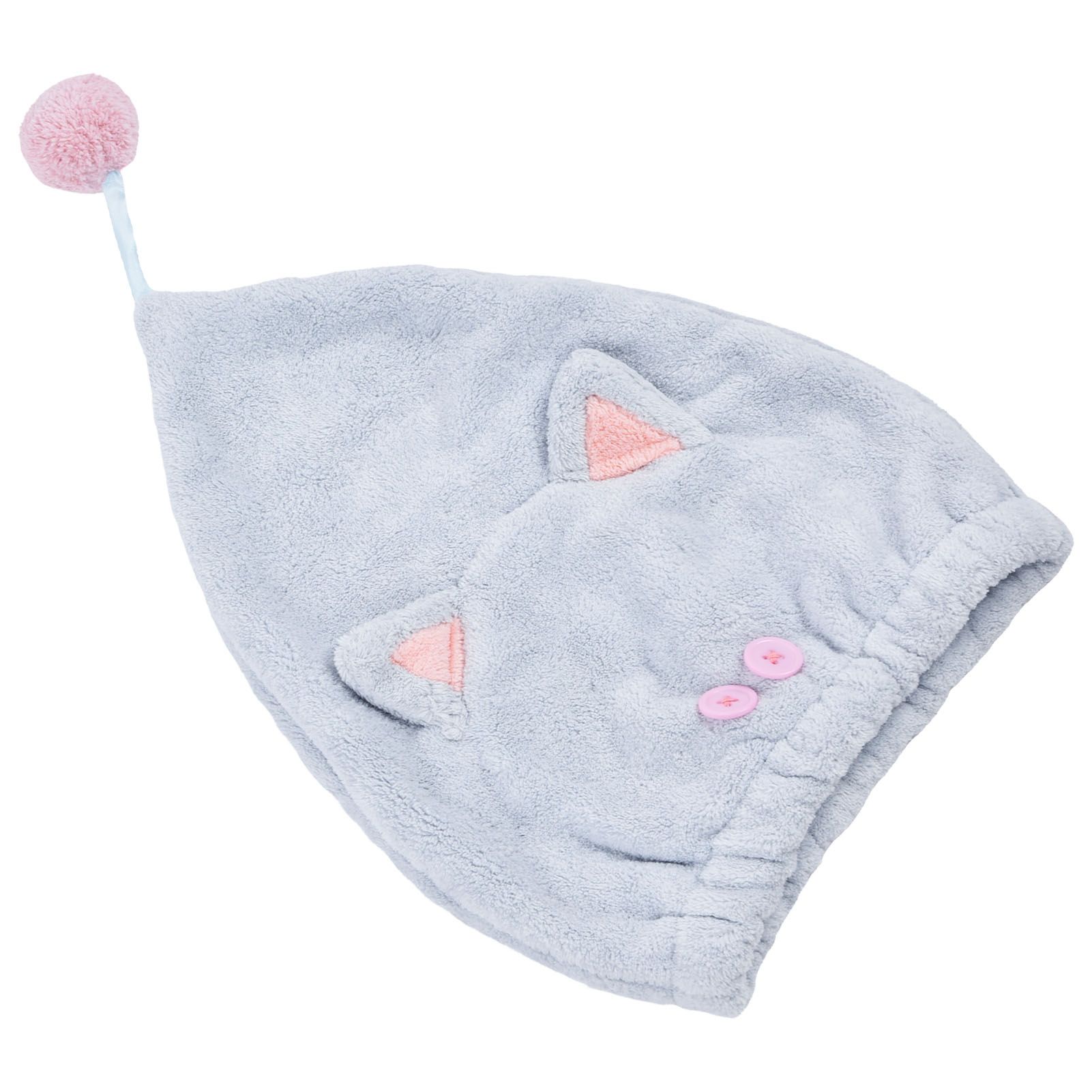 Hair Towel Wrap Fine Texture Soft Handle Dry Naturally Coral Fleece Hair Drying Towel - Image 5