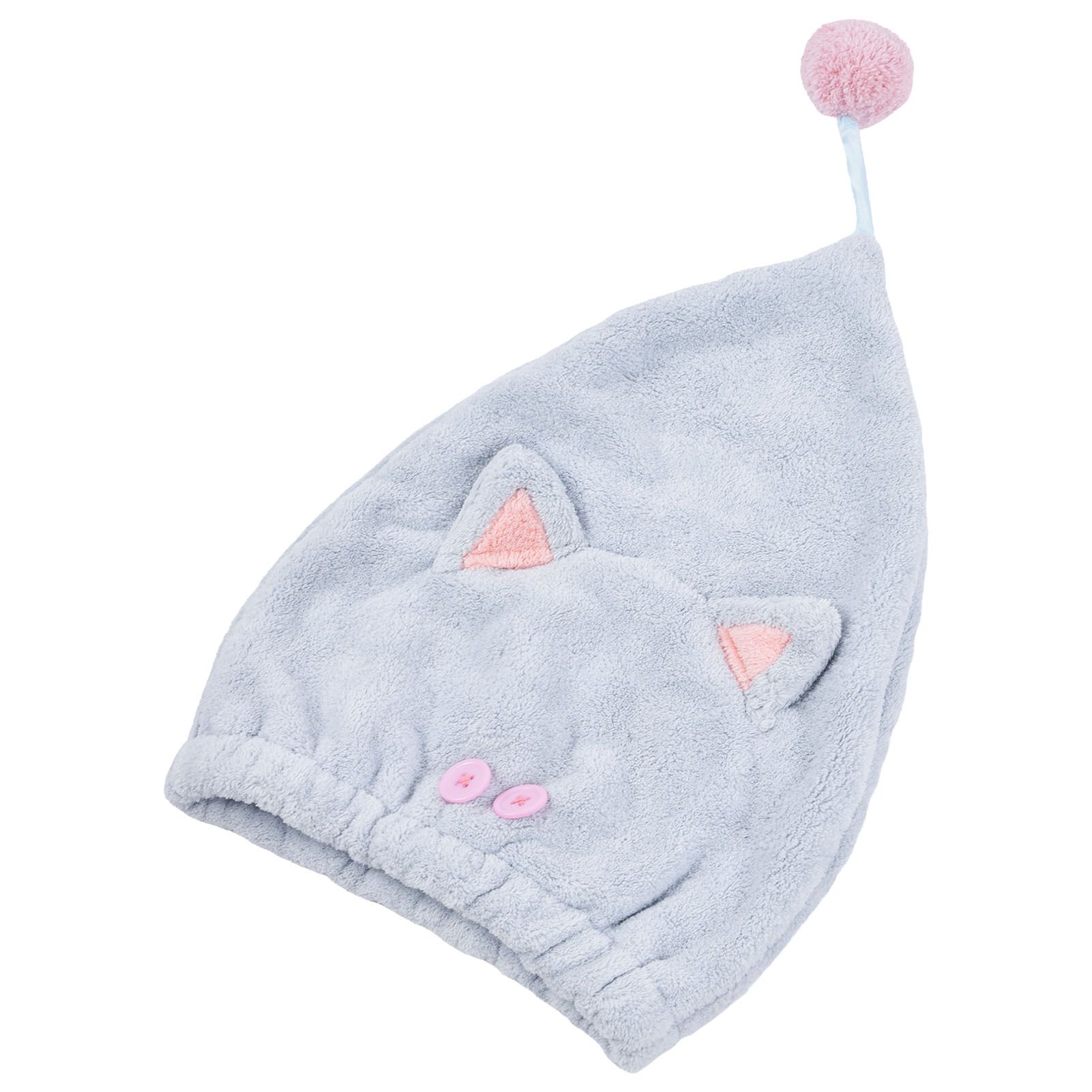 Hair Towel Wrap Fine Texture Soft Handle Dry Naturally Coral Fleece Hair Drying Towel - Image 8