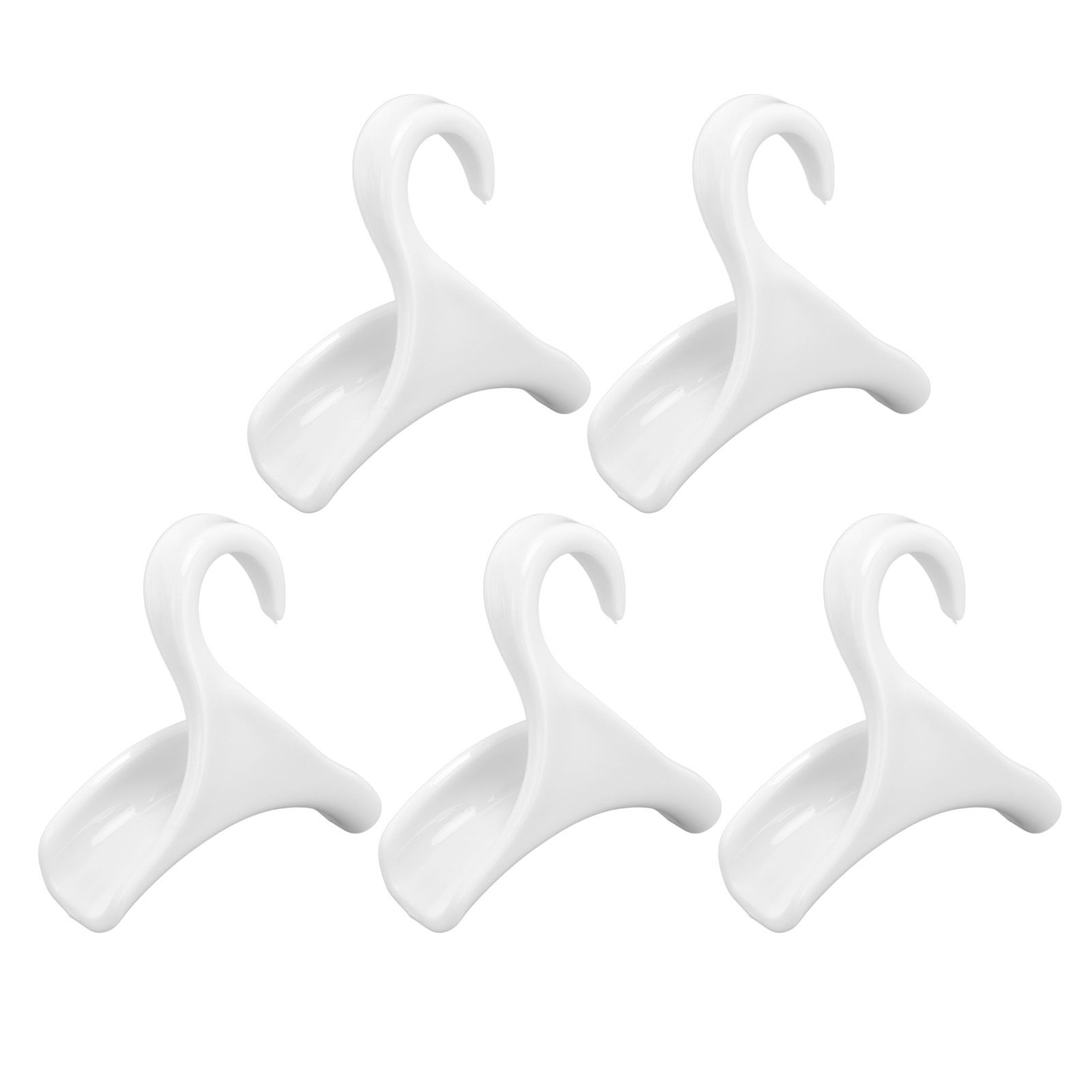 5Pcs Purse Door Hanger Bag Arc Closet Hanger Hook for Satchel Coat Haversack Belt StorageWhite - Image 7