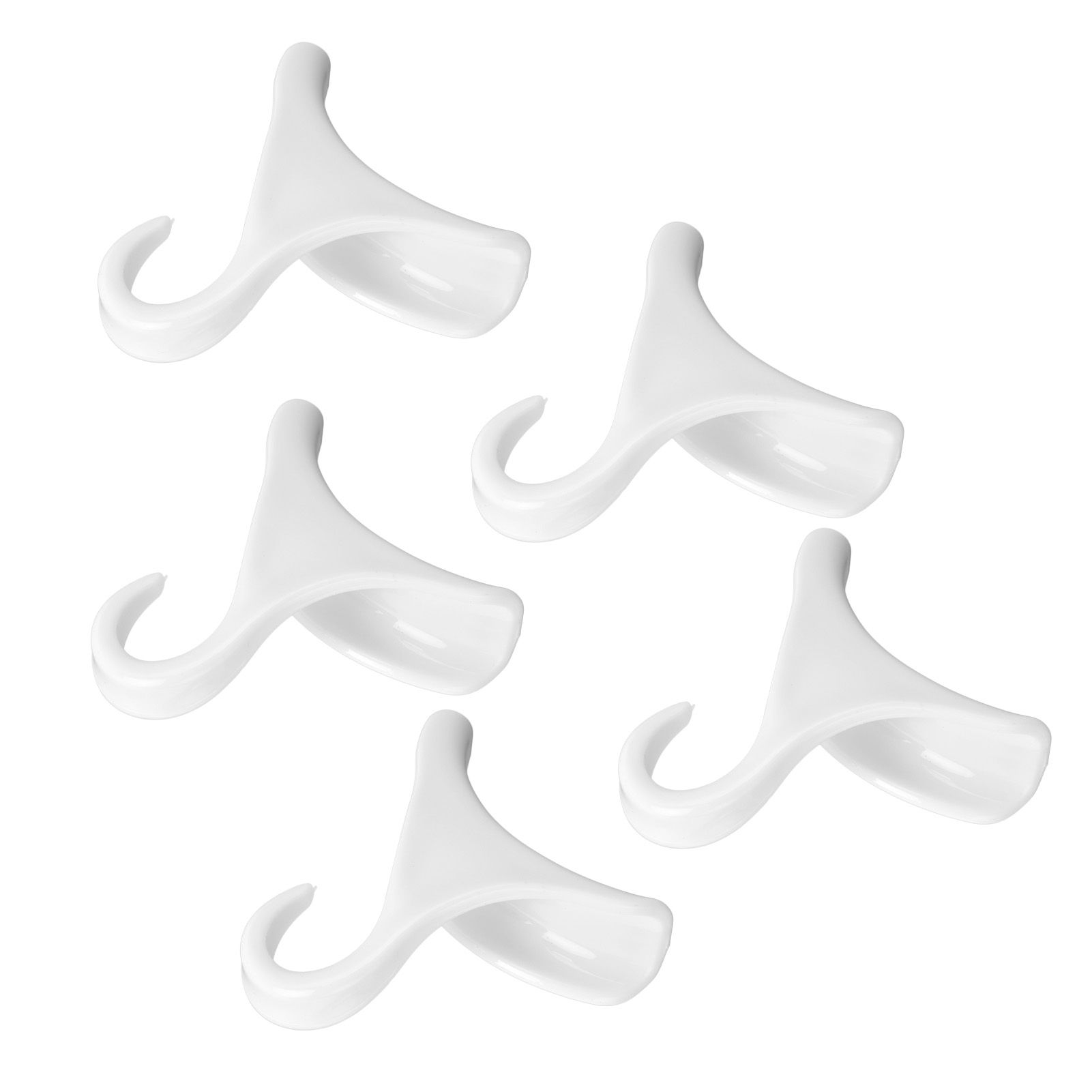 5Pcs Purse Door Hanger Bag Arc Closet Hanger Hook for Satchel Coat Haversack Belt StorageWhite - Image 8