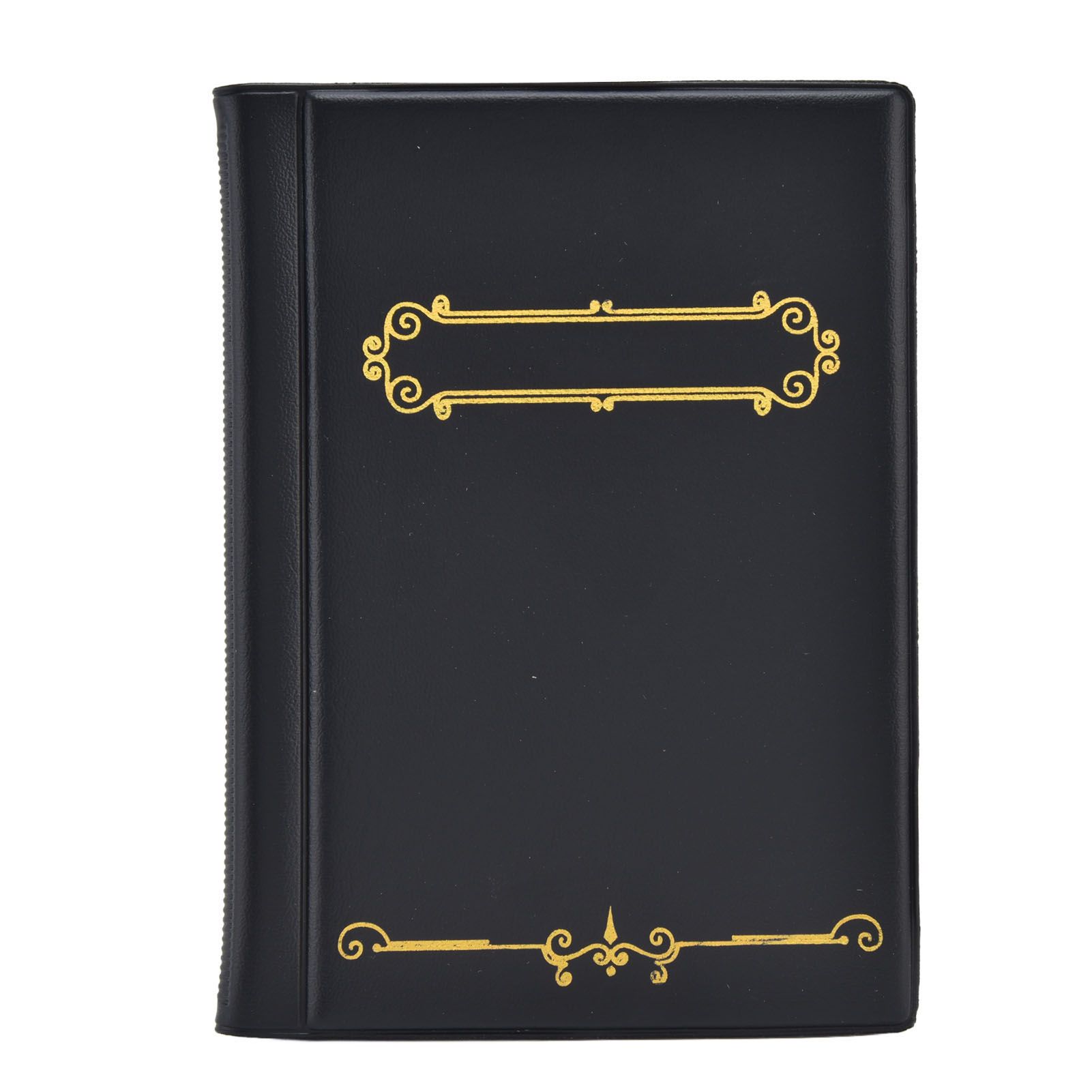 Coin Collection Book Large Capacity Anti Slip Design Good Water Resistance 120 Pockets Coin Holder for Collection UseBlack - Image 1