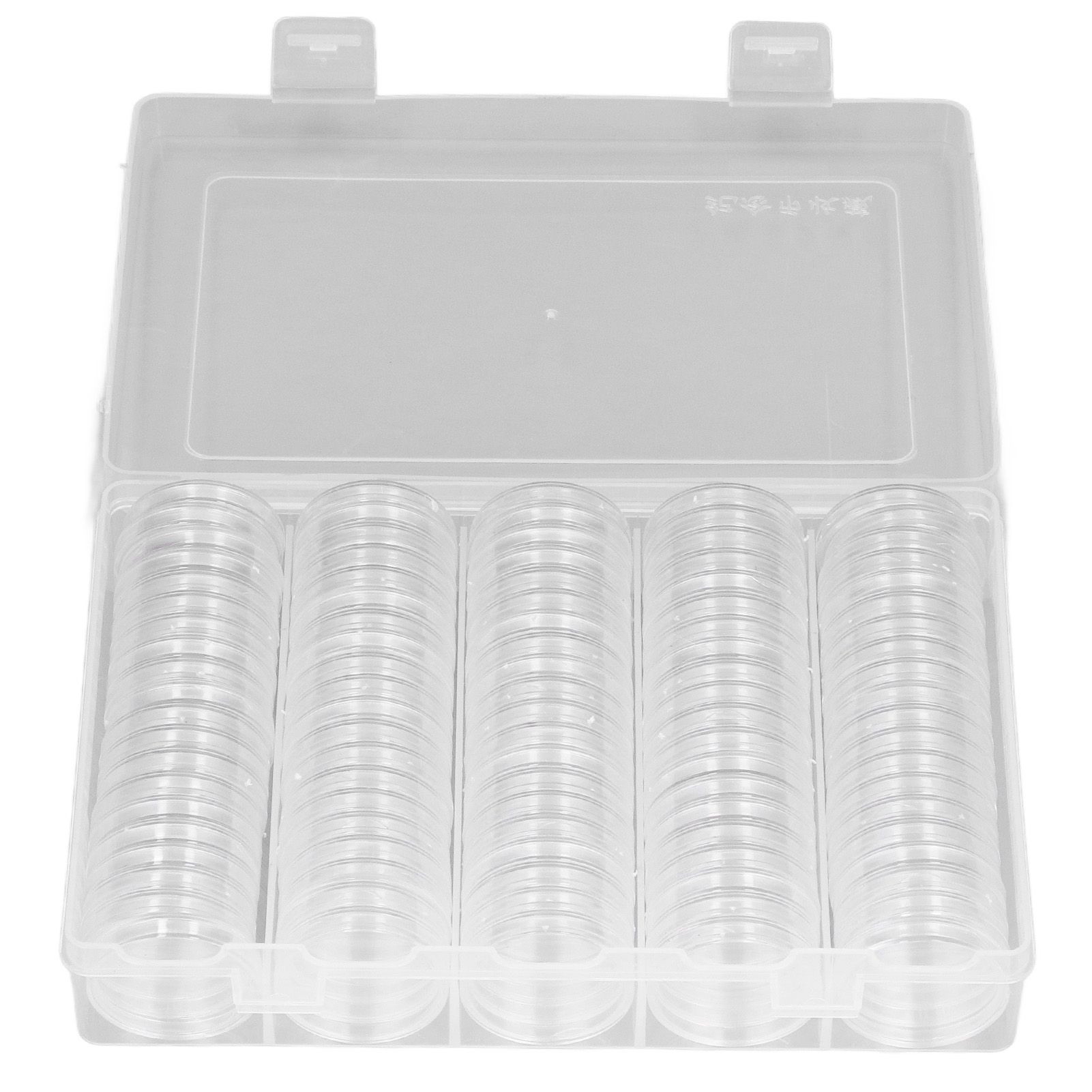 Coin Holder 100 Pieces Storage Plastic Transparent Coin Storage Box with Coin Capsules for Coin Collection Exhibition - Image 8