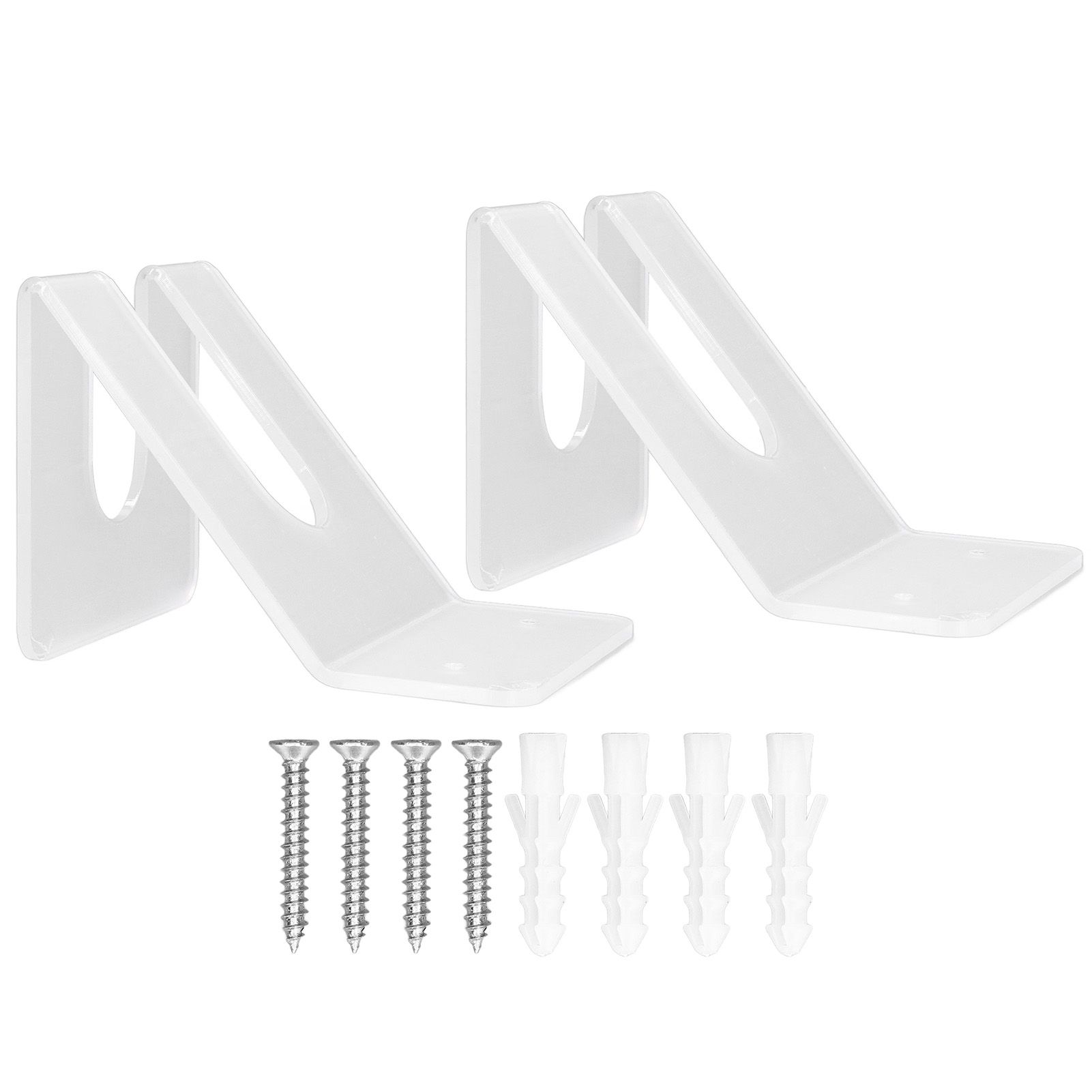 2Pcs Kayak Paddle Storage Rack Wall Mounted Save Space Easy to Install Stable Boat Paddle Wall Mount Rack for Stadium - Image 1
