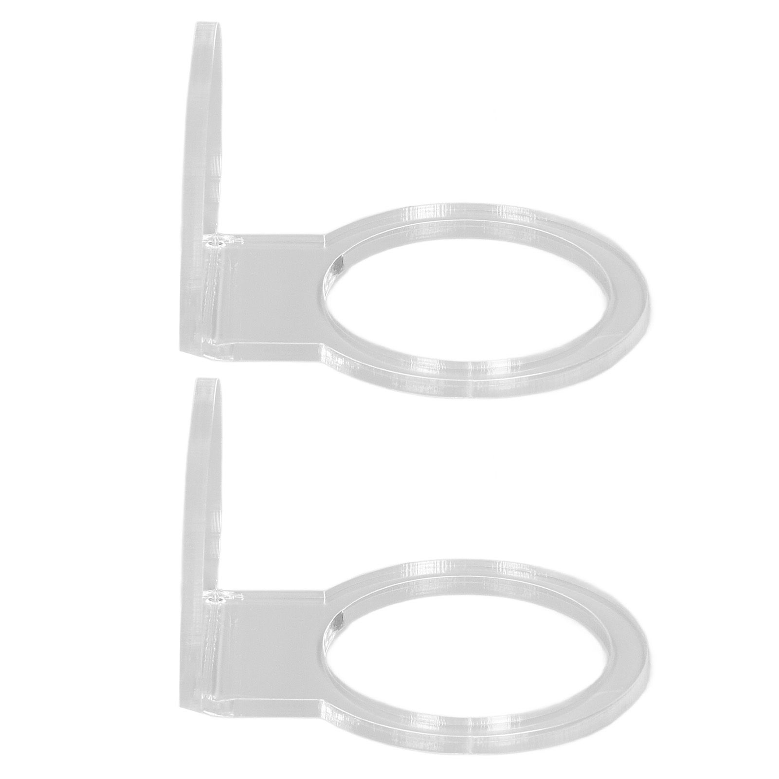 2Pcs Small Ball Stand Acrylic Sturdy Durable High Stability Sport Ball Display Rack for Tennis Softball BaseballTransparent - Image 8