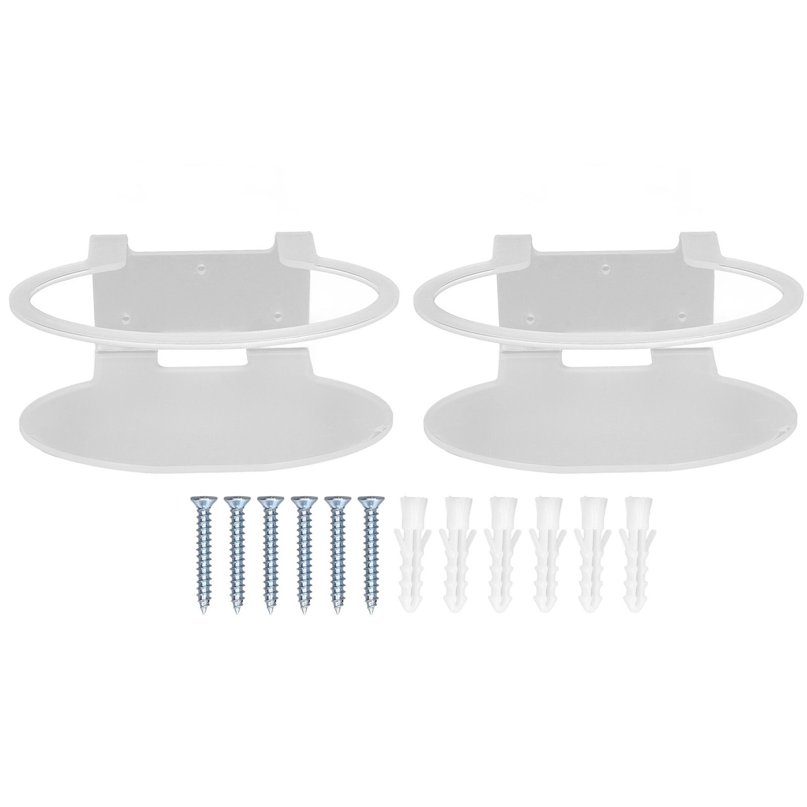 2Pcs Clear Router Bracket Save Space Protect Router Easy Installation Wear Resistant Wall Mount Router Bracket for Home - Image 1