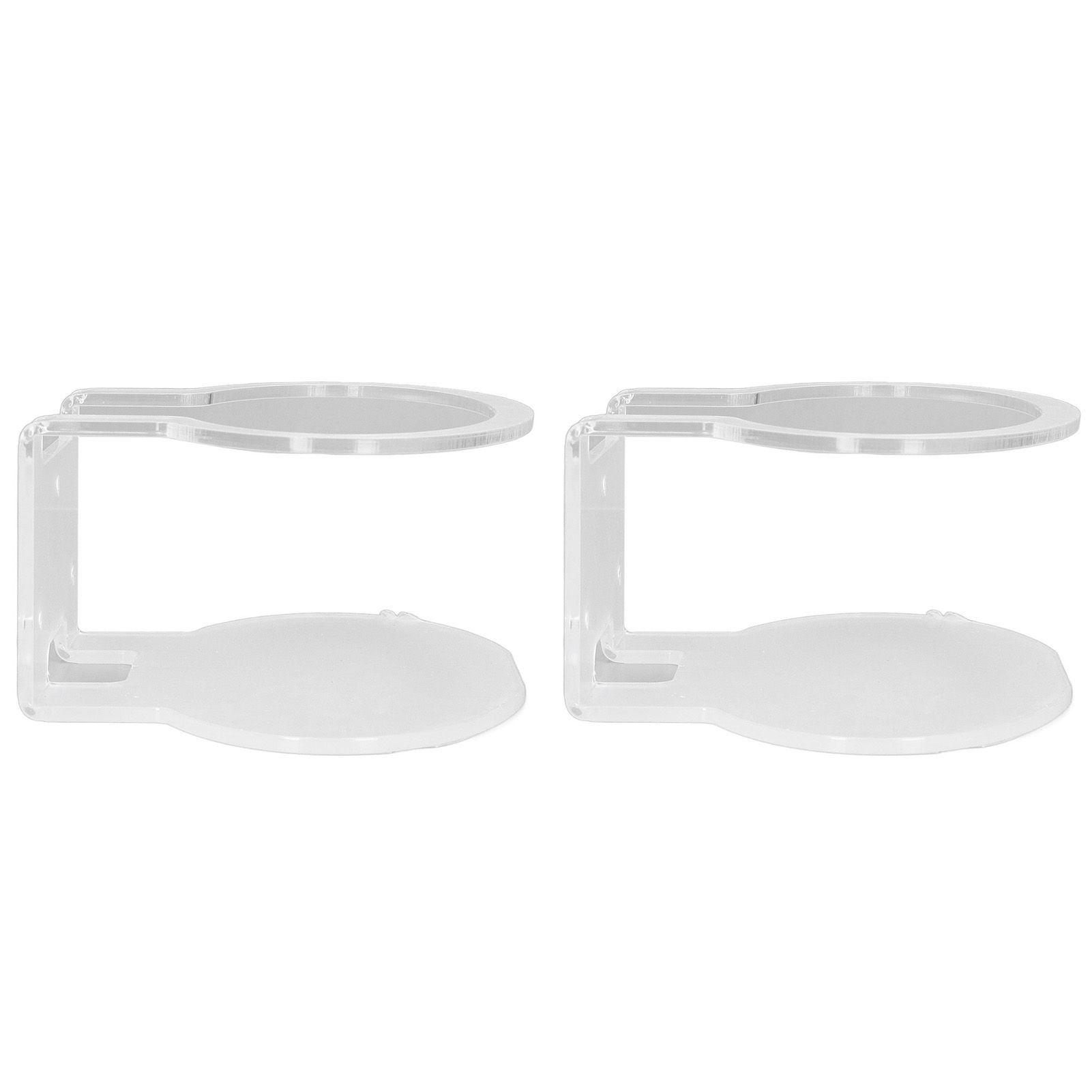 2Pcs Clear Router Bracket Save Space Protect Router Easy Installation Wear Resistant Wall Mount Router Bracket for Home - Image 3