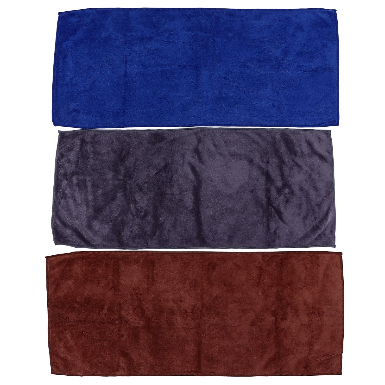3Pcs Multifunctional Microfiber Car Towels Super Absorben Car Wash Drying Towels Double Sided Cleaning Cloth - Image 1