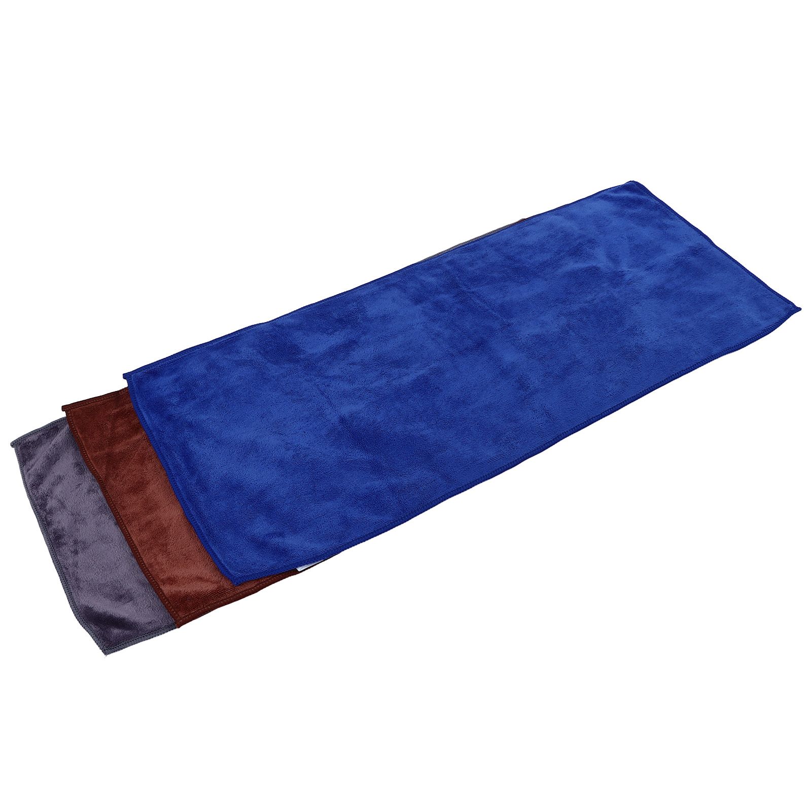 3Pcs Multifunctional Microfiber Car Towels Super Absorben Car Wash Drying Towels Double Sided Cleaning Cloth - Image 2
