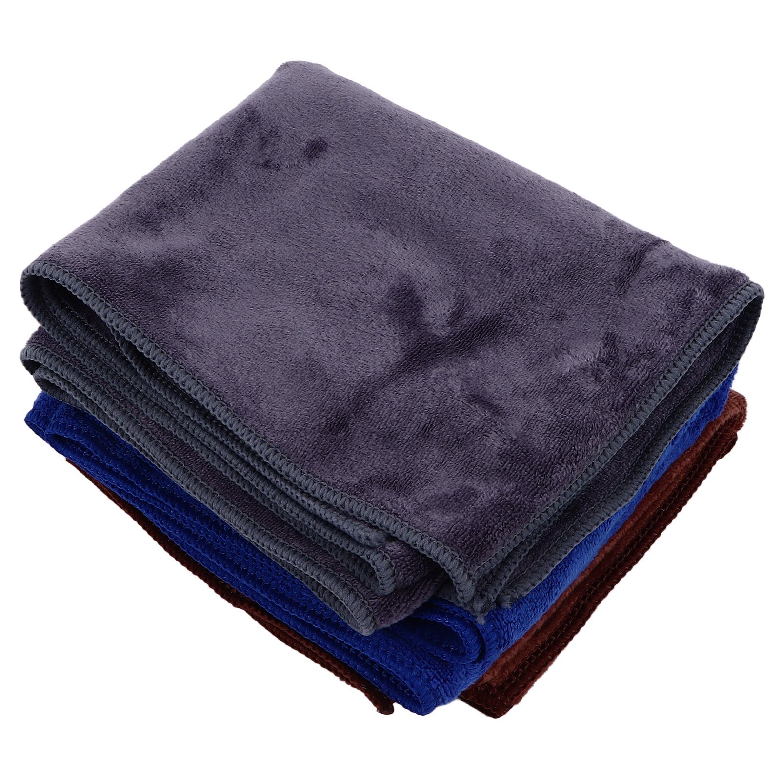 3Pcs Multifunctional Microfiber Car Towels Super Absorben Car Wash Drying Towels Double Sided Cleaning Cloth - Image 5