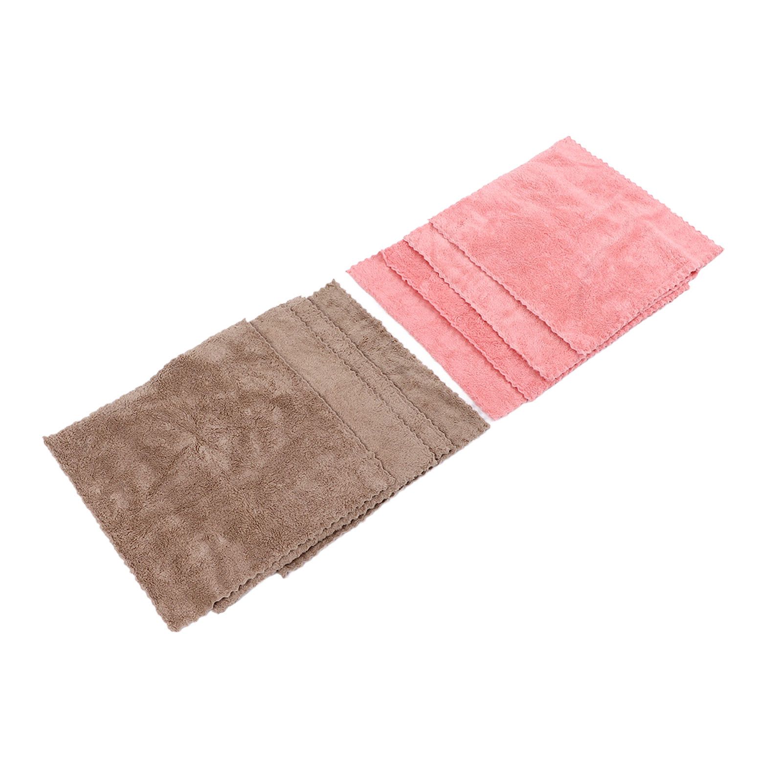 8pcs/set Super Absorbent Microfiber Kitchen Dish Cloth Anti Sticking Oil Cleaning Towel - Image 5