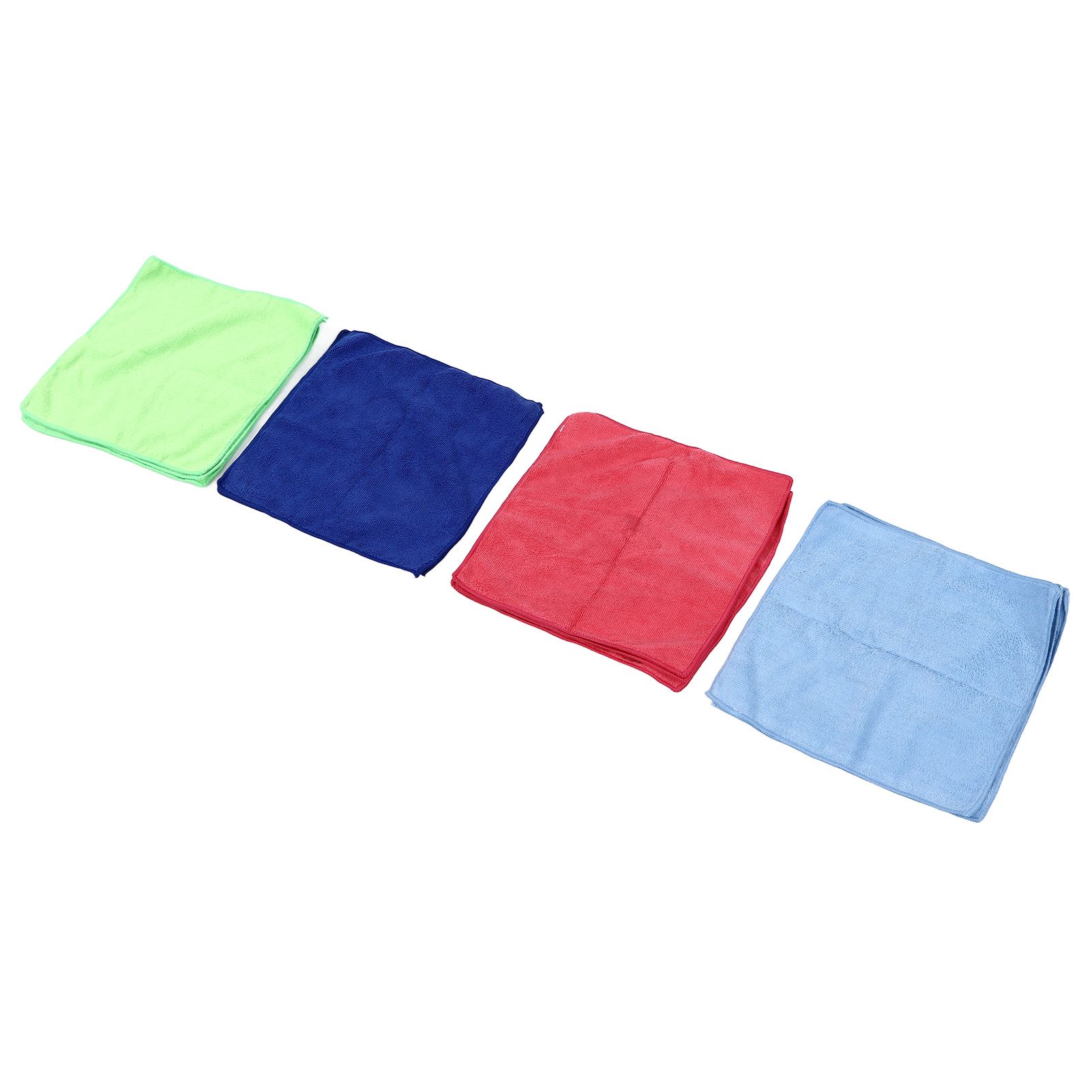 12pcs Cleaning Cloth 4 Different Colors Strong Water Absorption Reusable Microfiber Towels for Kitchen Car Furniture - Image 5