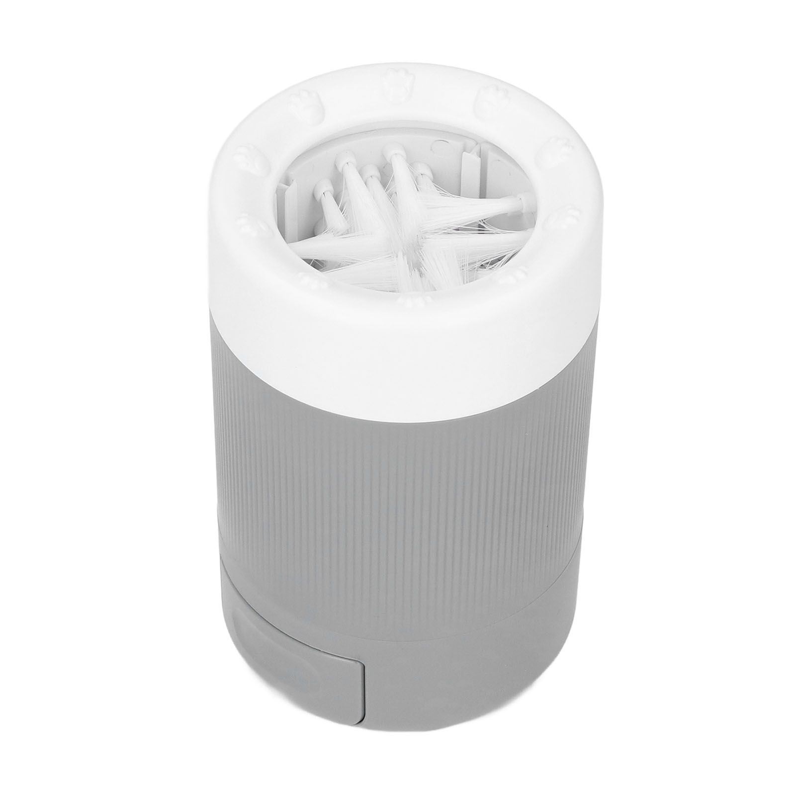 Dog Paw Cleaner Semi Automatic Portable Dog Foot Washing Cup for Pets Cats and DogsGrey - Image 8