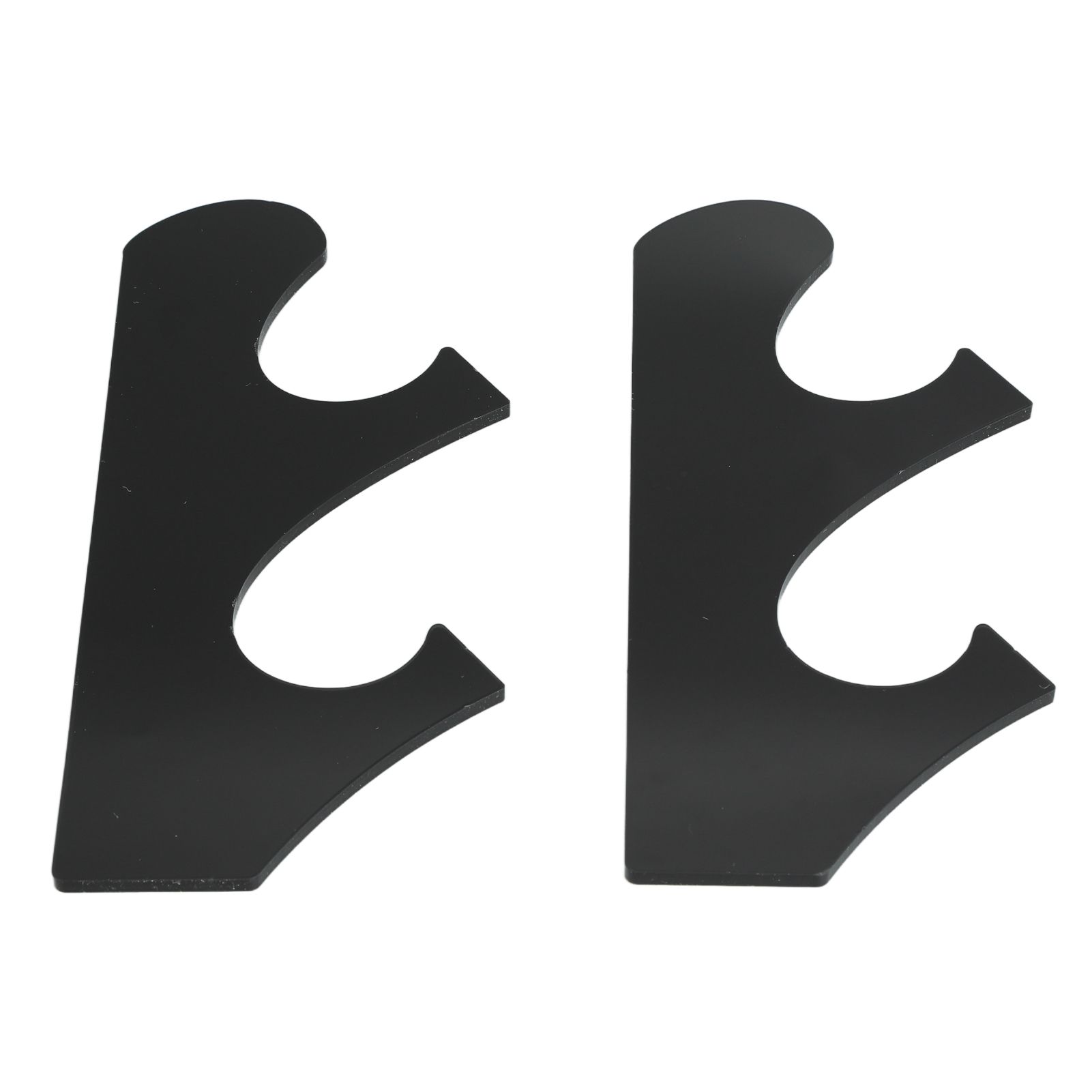 1 Pair/set Multi Layer Vintage Sword Holder Rack Break Resistance Acrylic Sword StandBlack - Image 2