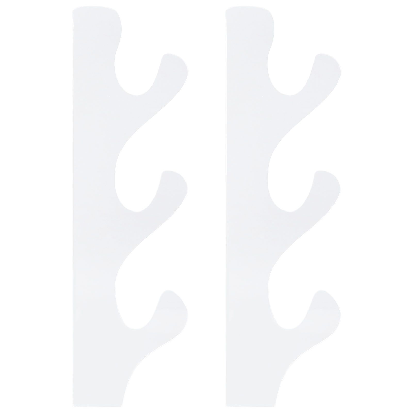 1 Pair Sword Stand Acrylic Three Layer Wall Mounted Sword Display Stand Support for All SwordsTransparent - Image 5