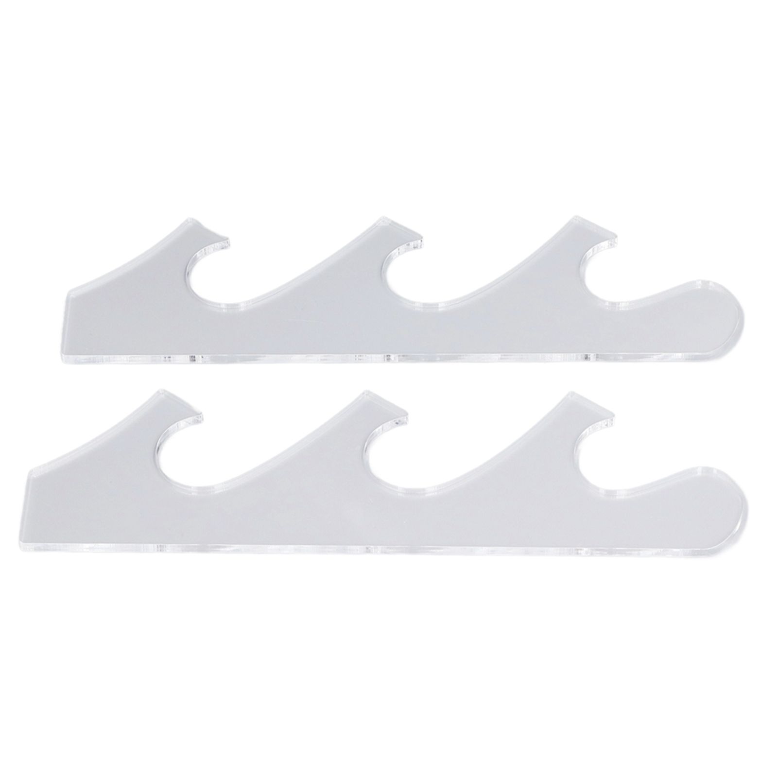 1 Pair Sword Holder Stand Sword Display Rack Wall Mounted Samurai Sword Hanger for HomeTransparent - Image 2