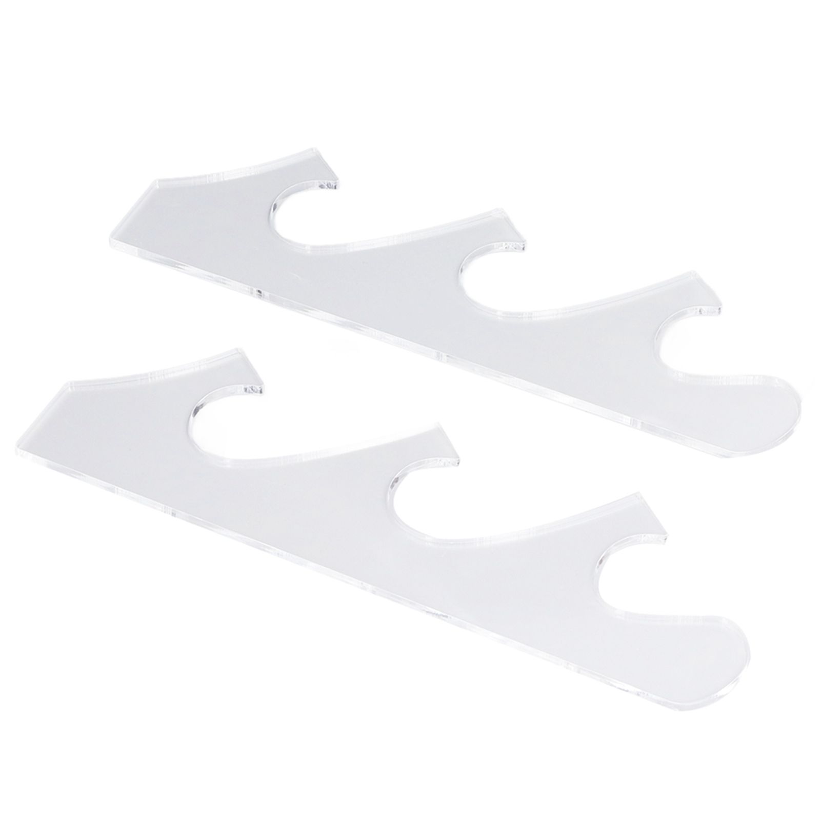 1 Pair Sword Holder Stand Sword Display Rack Wall Mounted Samurai Sword Hanger for HomeTransparent - Image 6