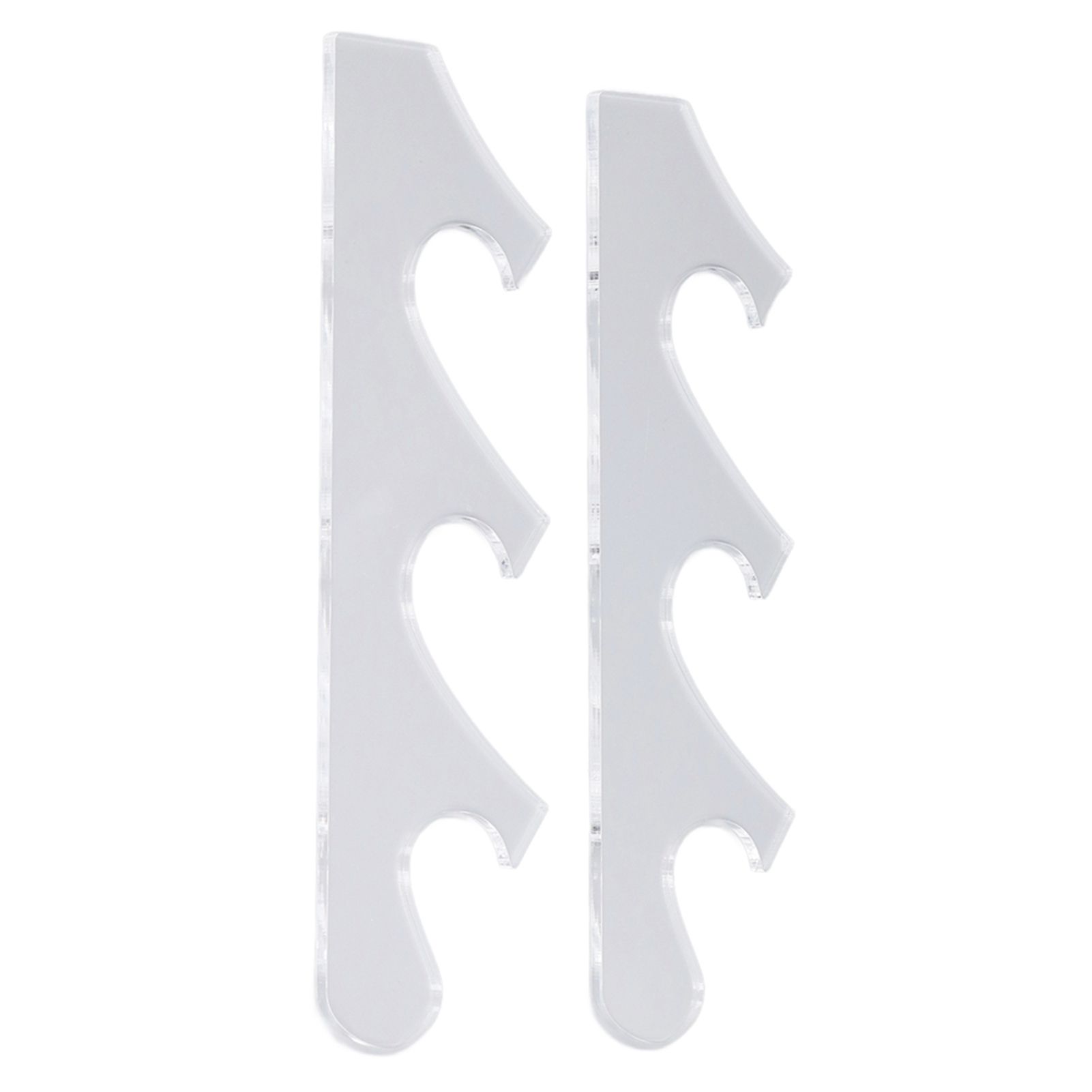 1 Pair Sword Holder Stand Sword Display Rack Wall Mounted Samurai Sword Hanger for HomeTransparent - Image 7