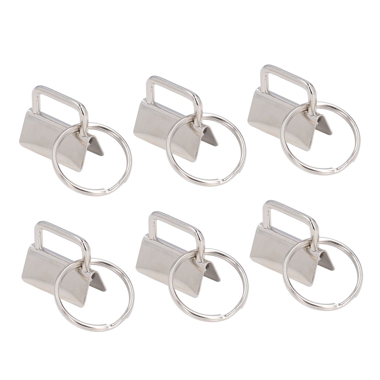 40PCS Key Fob Hardware DIY Craft Project Fine Workmanship High Hardness Iron Material Keychain Hardware - Image 3