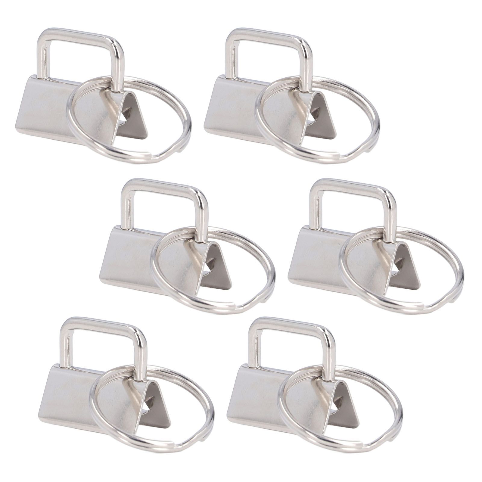 40PCS Key Fob Hardware DIY Craft Project Fine Workmanship High Hardness Iron Material Keychain Hardware - Image 4