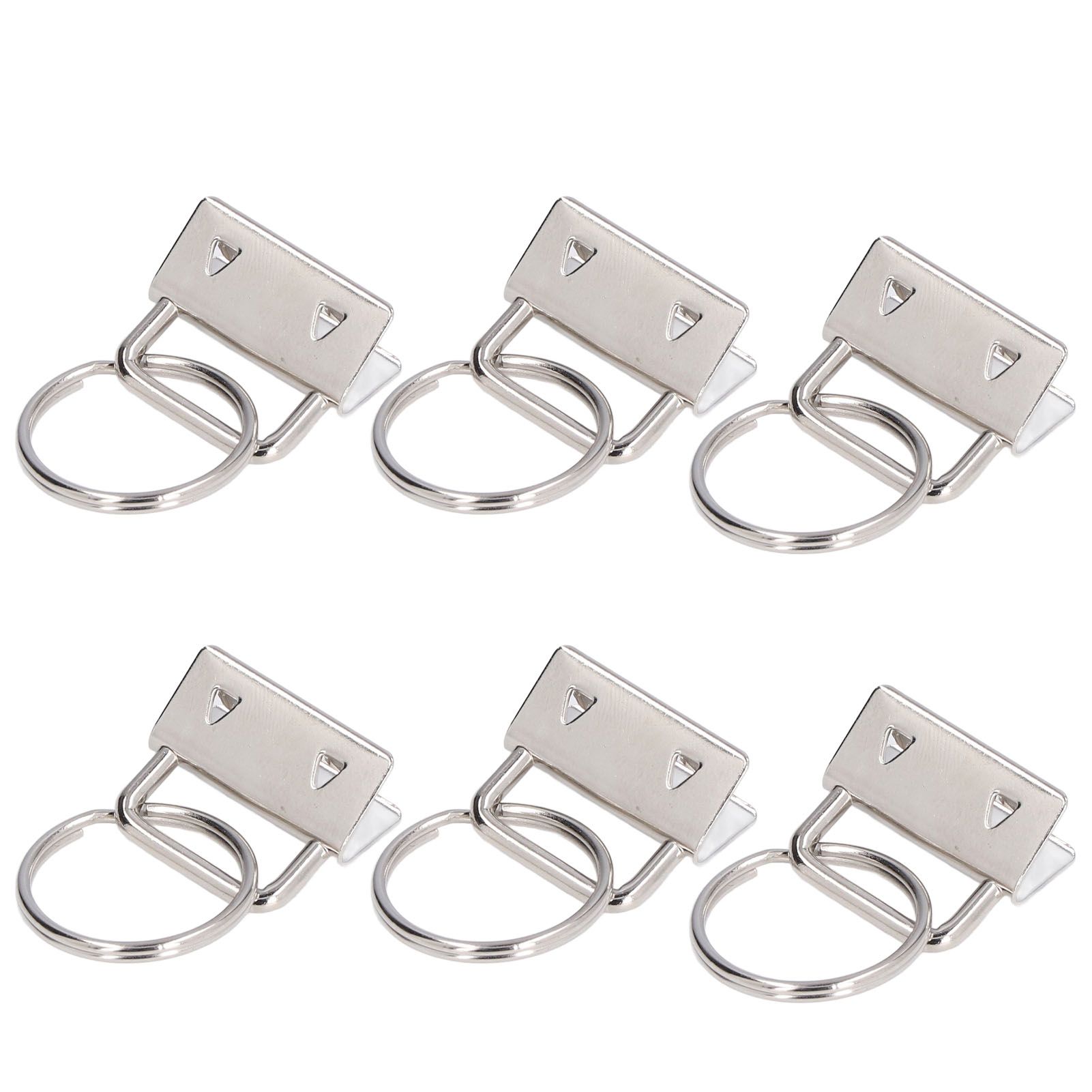40PCS Key Fob Hardware DIY Craft Project Fine Workmanship High Hardness Iron Material Keychain Hardware - Image 5