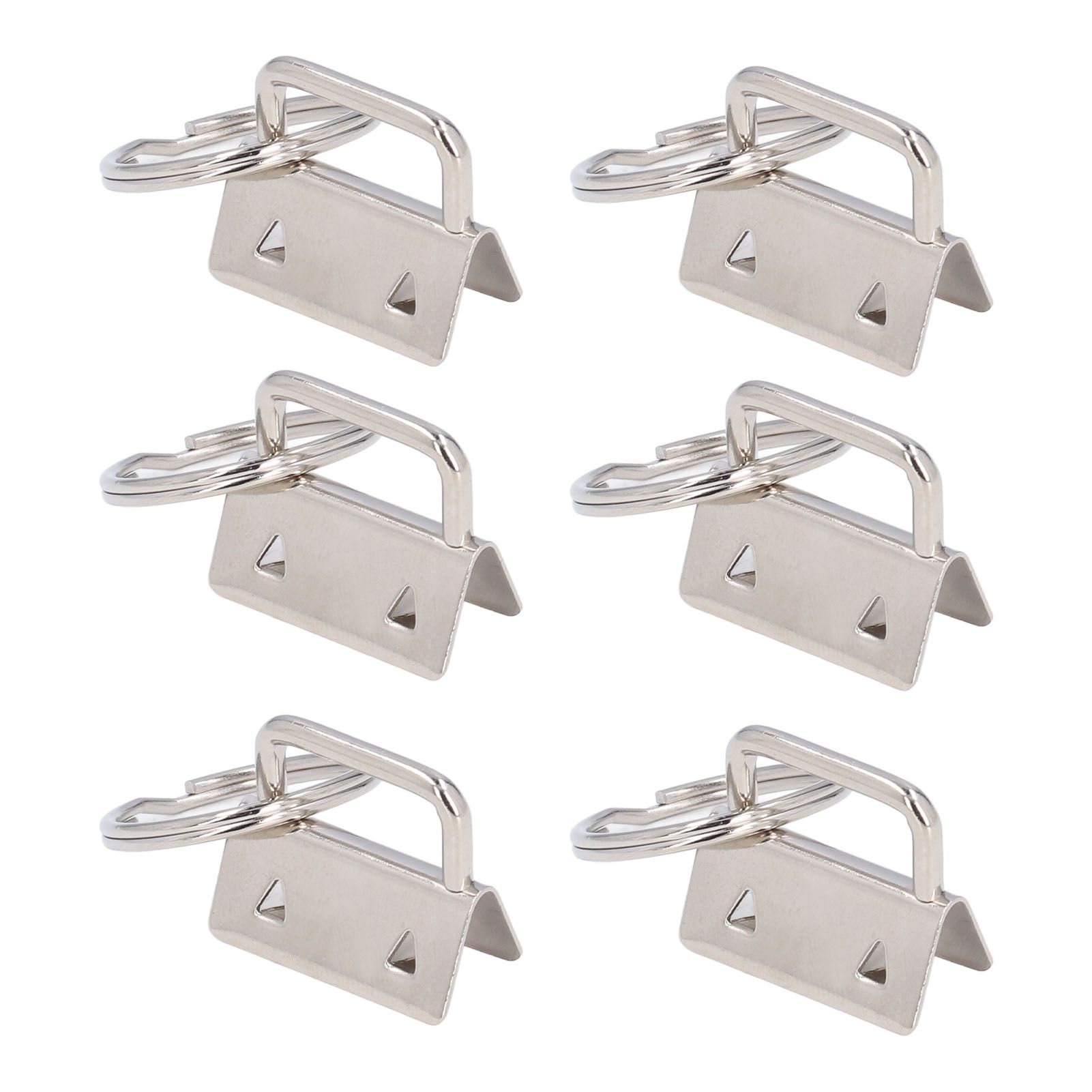 40PCS Key Fob Hardware DIY Craft Project Fine Workmanship High Hardness Iron Material Keychain Hardware - Image 6