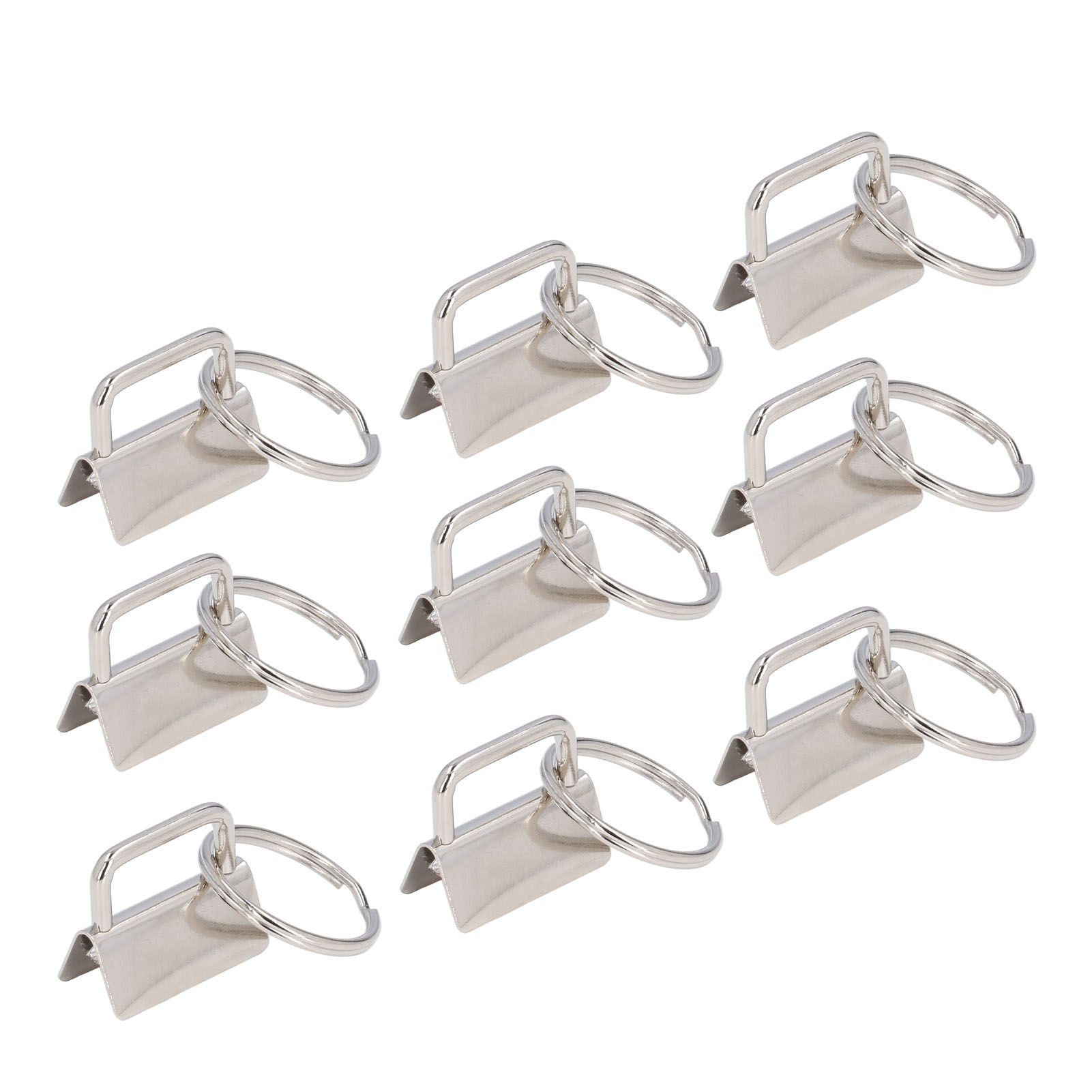 40PCS Key Fob Hardware DIY Craft Project Fine Workmanship High Hardness Iron Material Keychain Hardware - Image 7