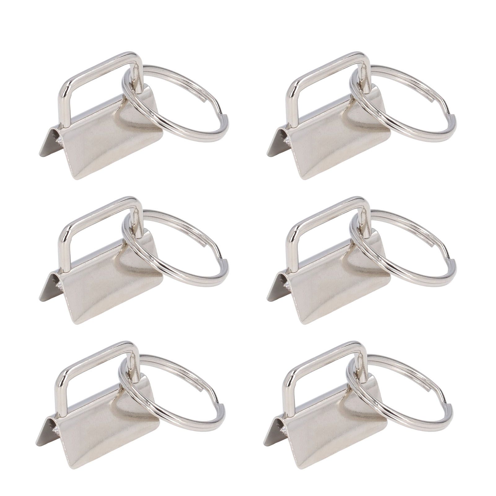 40PCS Key Fob Hardware DIY Craft Project Fine Workmanship High Hardness Iron Material Keychain Hardware - Image 8
