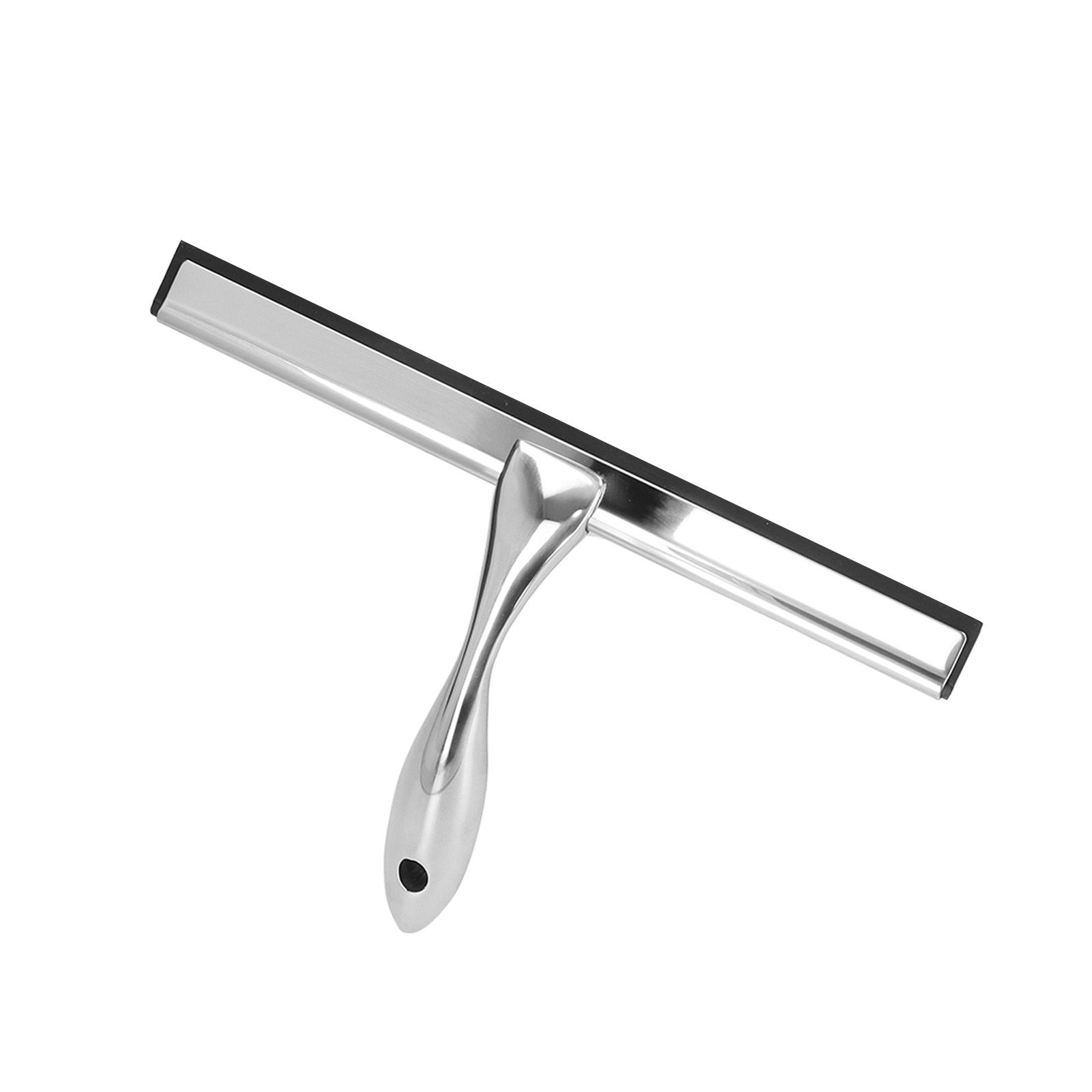 Stainless Steel Squeegee Window Shower Blade Squeegee Glass Cleaning Tool for Office Bathroom - Image 2
