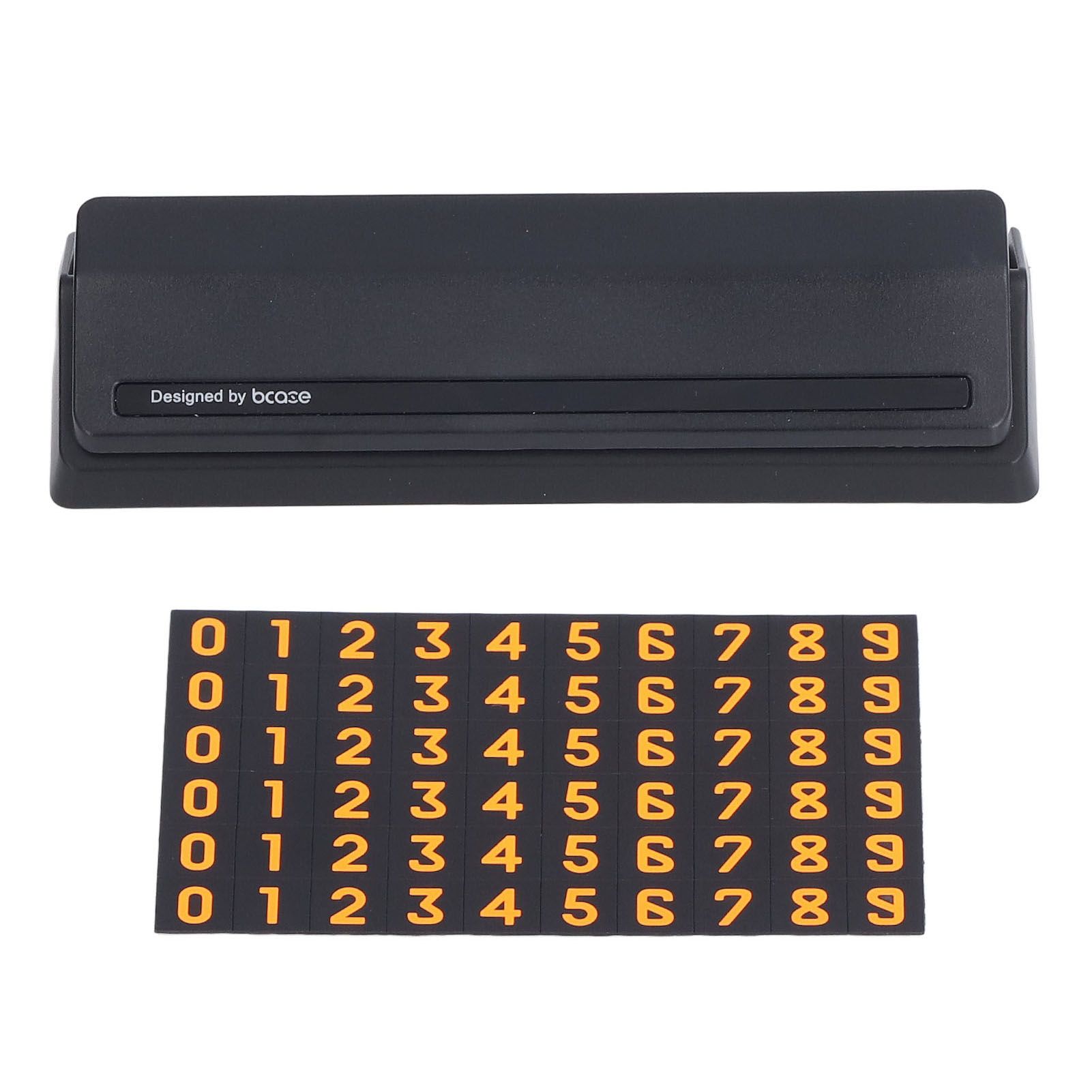 Car Temporary Parking Sign Stable Structure Environmentally Friendly Small Compact Exquisite Number PlateBlack - Image 5