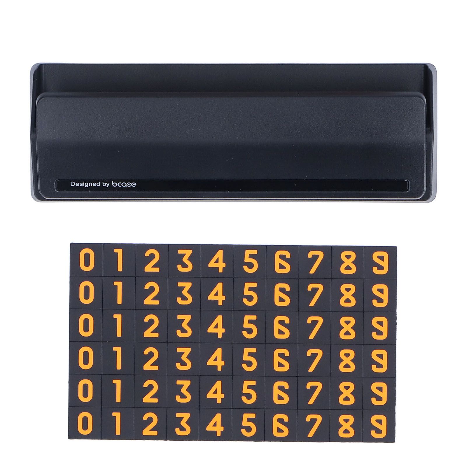 Car Temporary Parking Sign Stable Structure Environmentally Friendly Small Compact Exquisite Number PlateBlack - Image 6