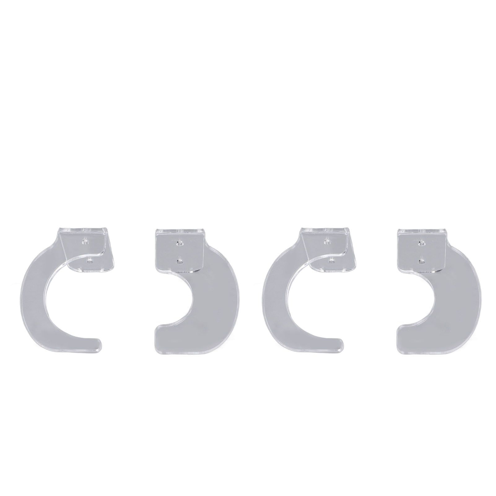 2Pack Wall Mount Sword Display Hanger Hanging Acrylic Holder Rack Organizer for Home OfficeTransparent - Image 5