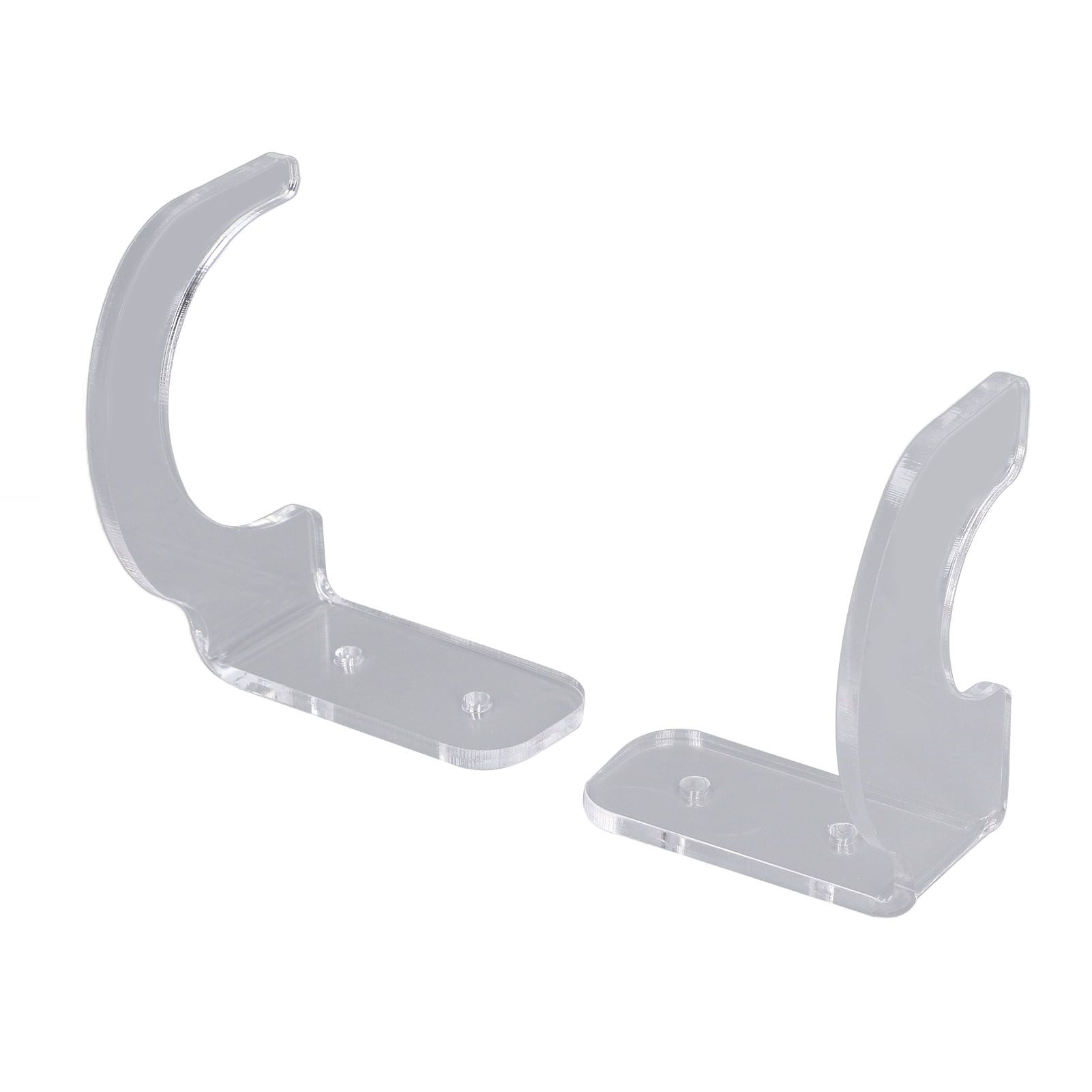 2Pack Wall Mount Sword Display Hanger Hanging Acrylic Holder Rack Organizer for Home OfficeTransparent - Image 6