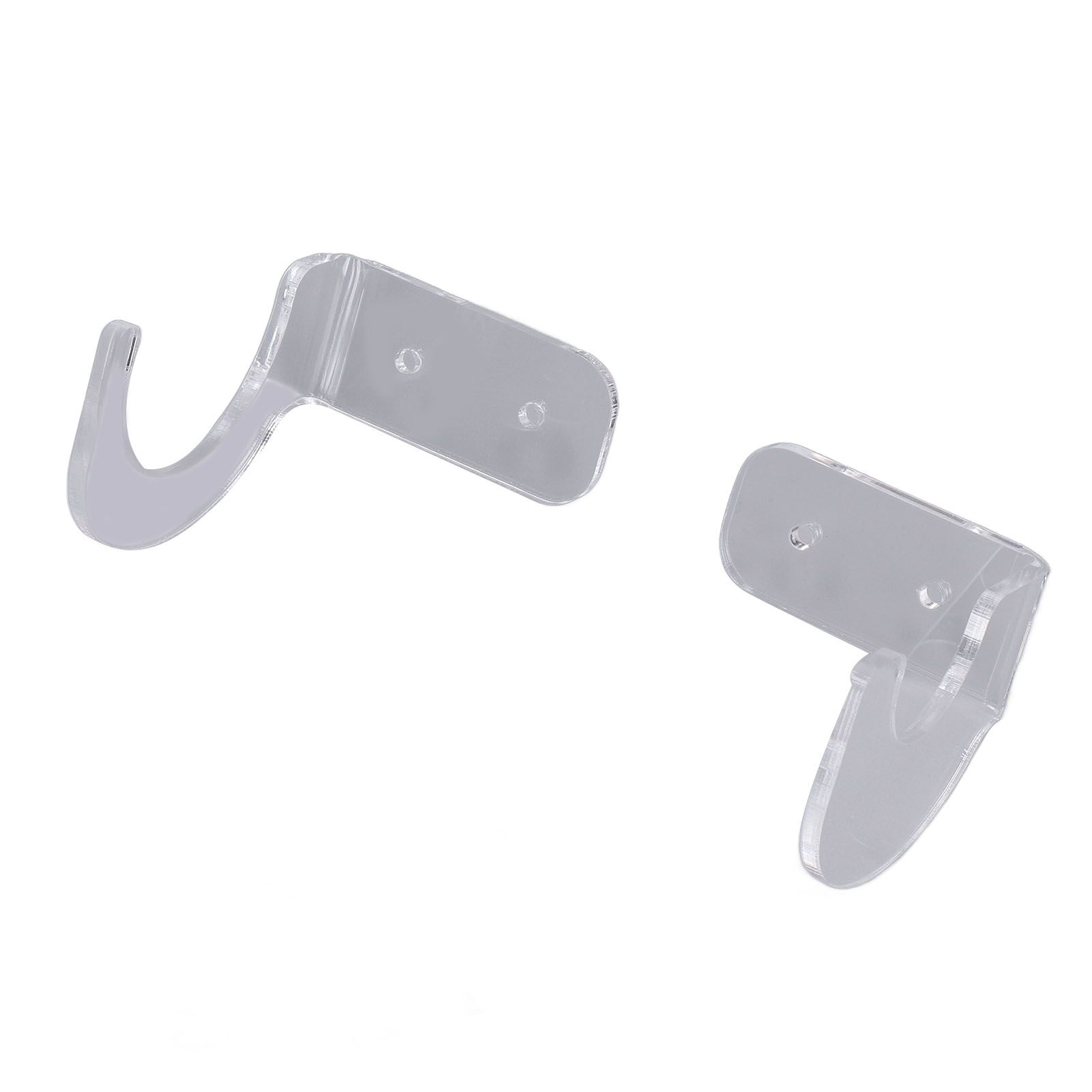 2Pack Wall Mount Sword Display Hanger Hanging Acrylic Holder Rack Organizer for Home OfficeTransparent - Image 8